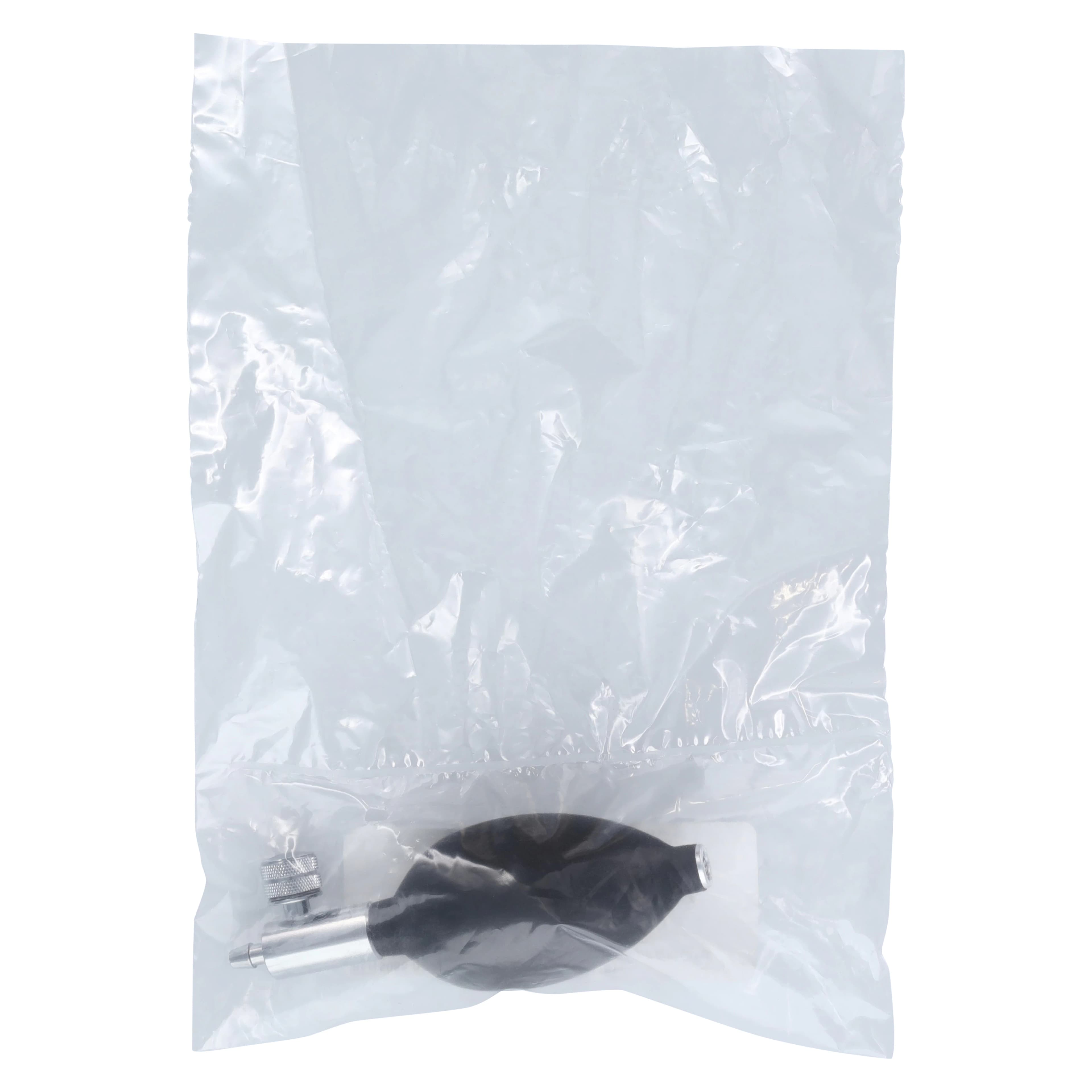 Tycos Air Release Valve & Bulb, Black, Latex-Free, For Aneroid Sphygmomanometer, Each - Air Release Valve & Bulb - Image 1