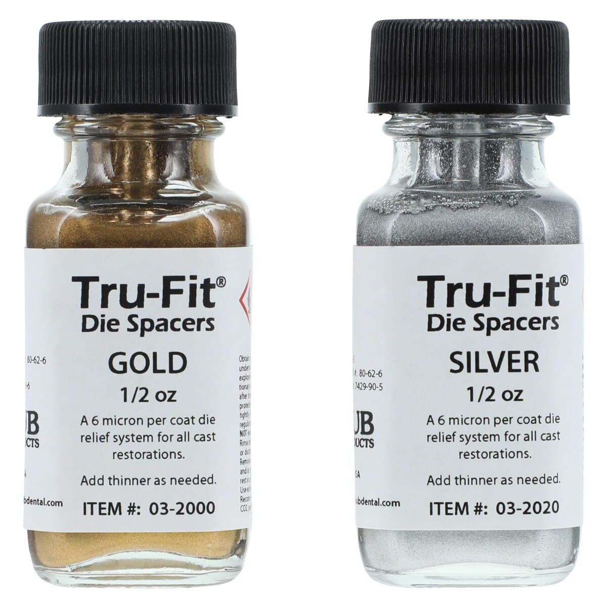 Tru-Fit Die Spacer Complete Kit, Gold/Silver, Each thumbnail 3