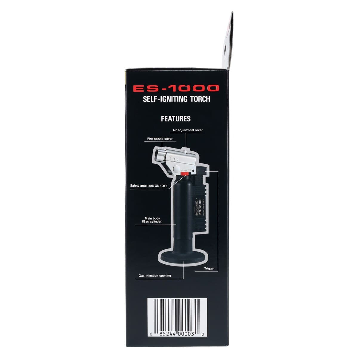 Blazer Micro Torch Red, Spitfire Hand Held Refillable ES-1000 thumbnail 7
