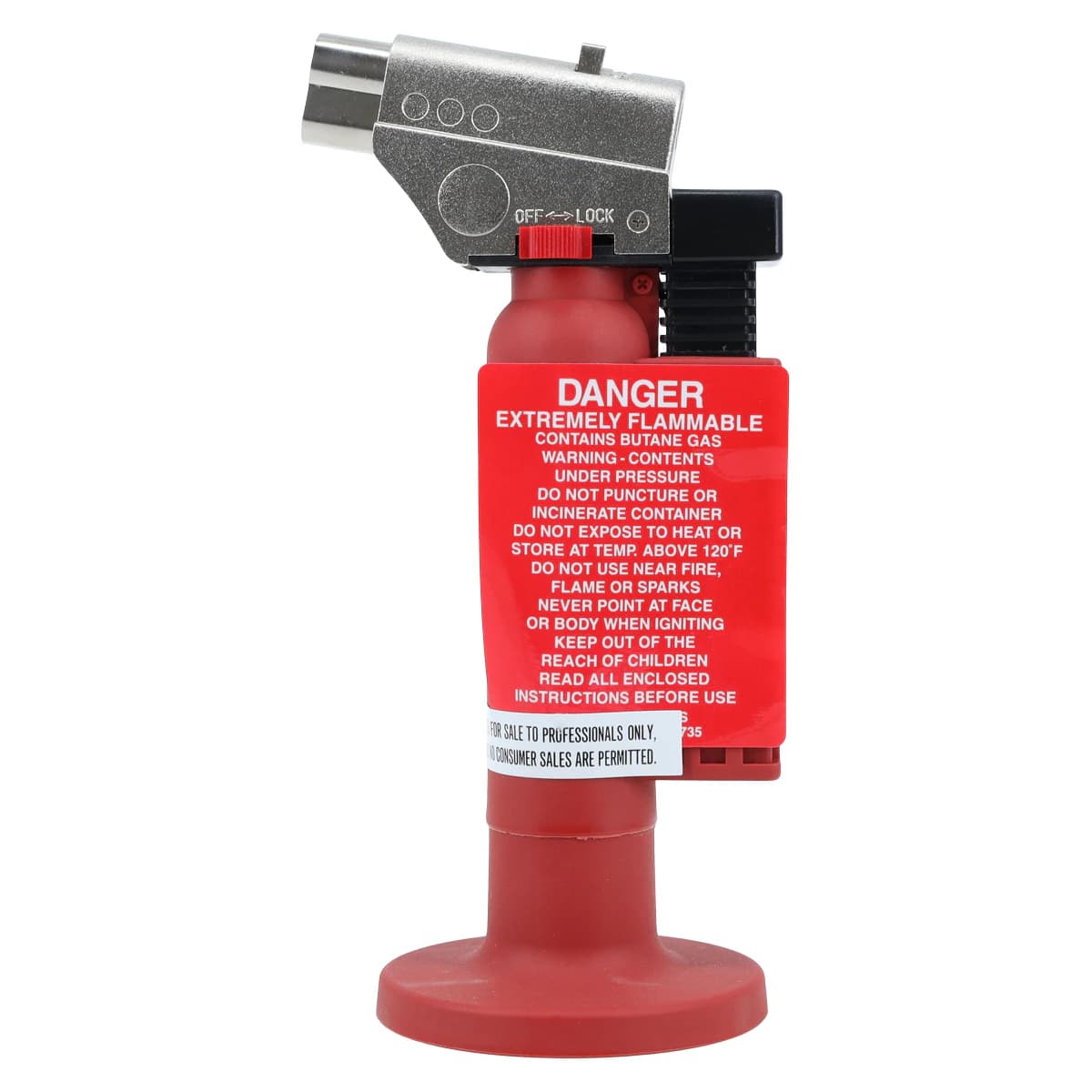 Blazer Micro Torch ES-1000 Angled Head, Black, Refillable, Each thumbnail 3