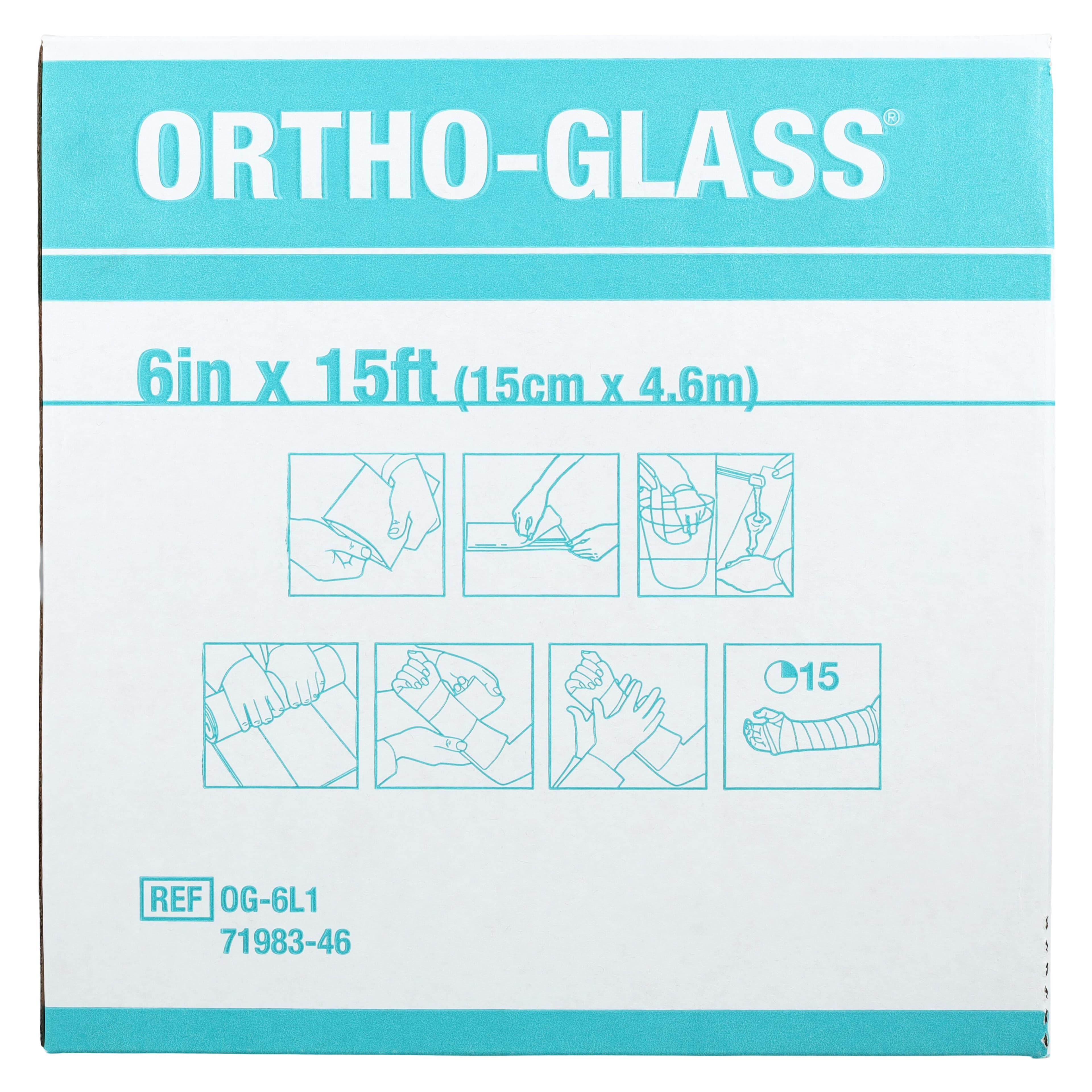 Ortho-Glass Casting Splint System, White, 6" x 15' thumbnail 5