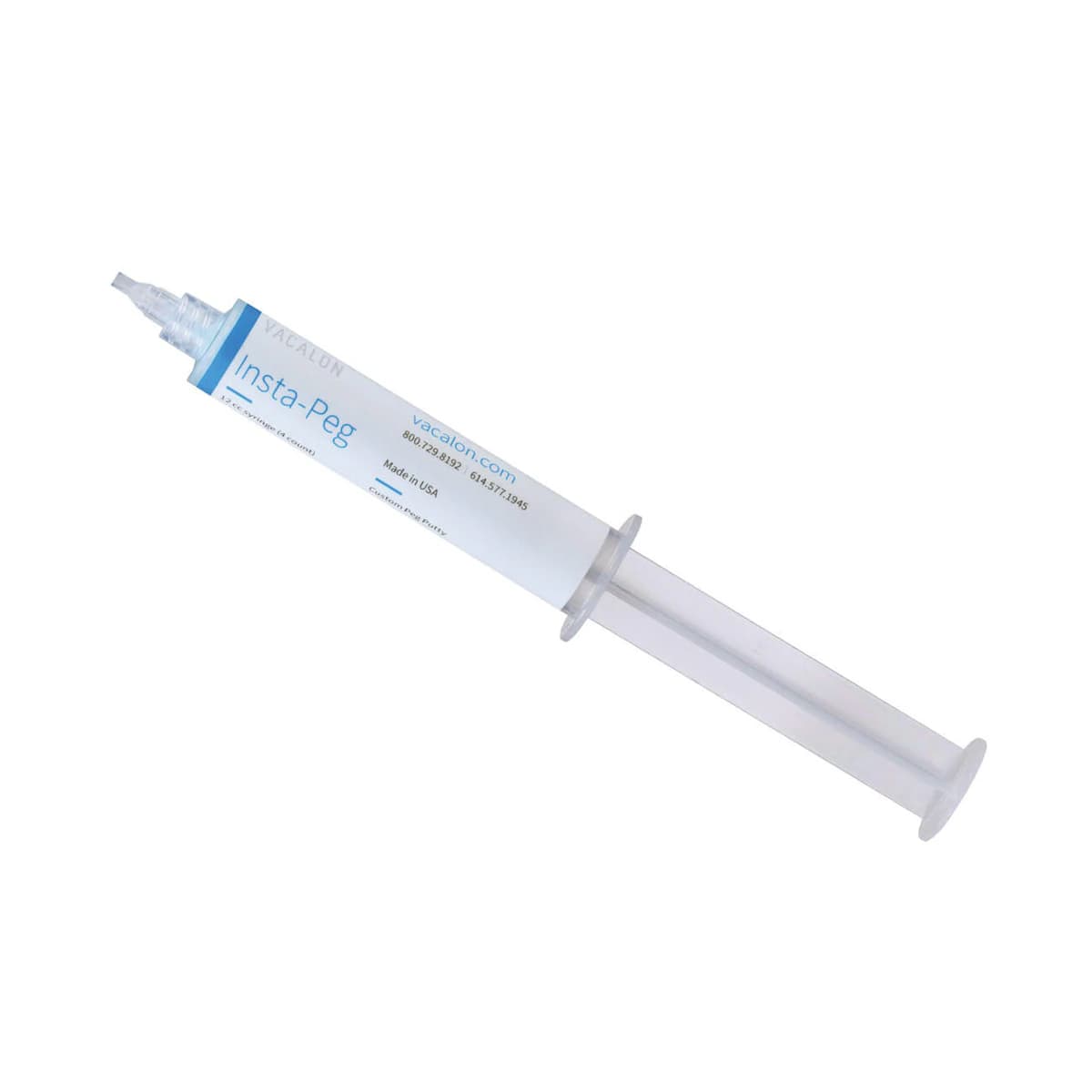 Insta-Peg Custom Refractory Putty Material, Blue, 12cc Syringe, 4/Pk thumbnail 2