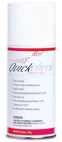 Quickcheck Red Indicating Spray, 75g Can, Vacalon - Quickcheck Red Spray 75g - Image 1