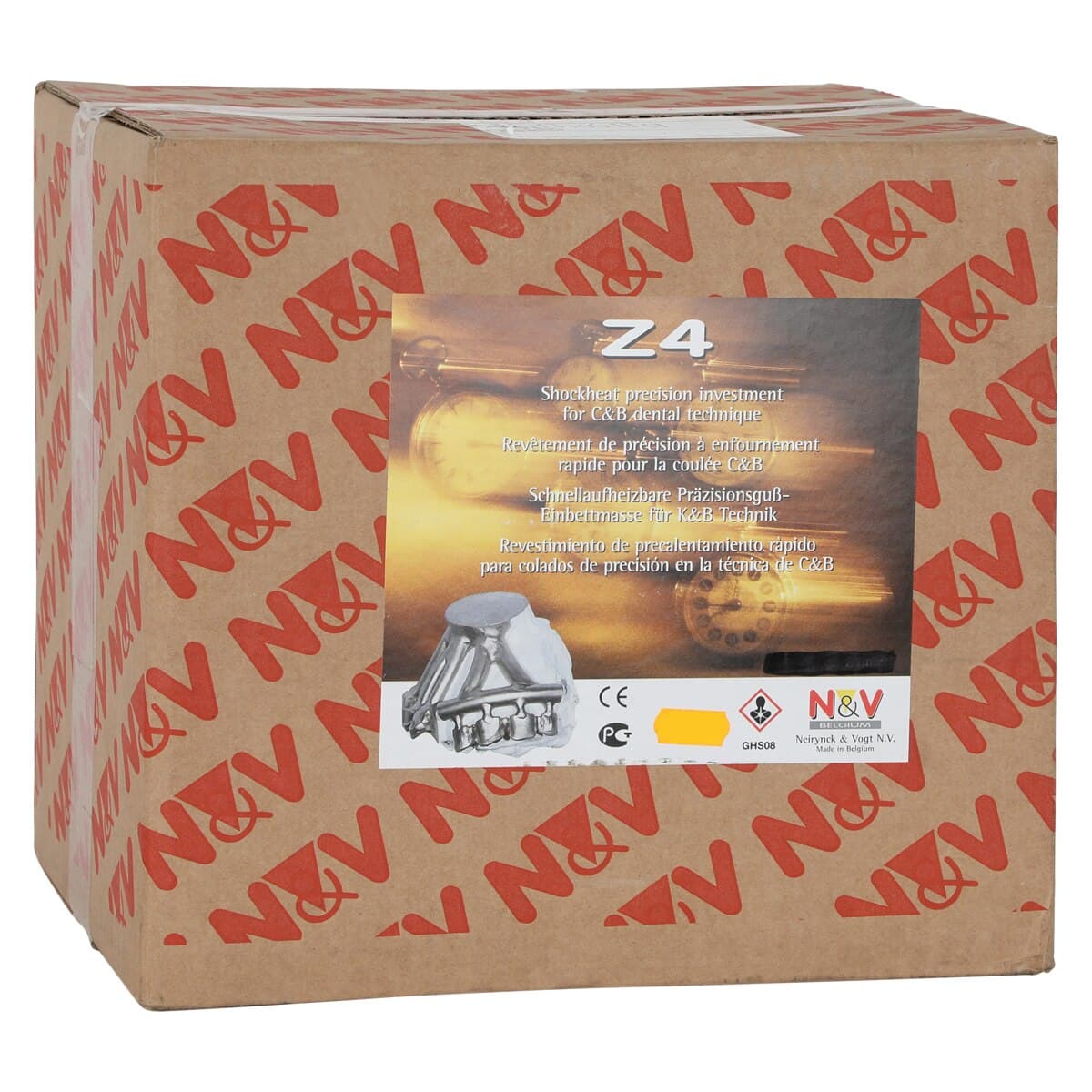 Vacalon Z4 Universal Rapid Cast Investment, 60g Pack of 150, 150/Case - Z4 Universal Rapid Cast - Image 1