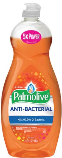 Palmolive Ultra Antibacterial Liquid Dish Soap, Orange Scent, 32.5 oz. Bottle - Palmolive Ultra Antibacterial Liquid Dish Soap Orange 32.5 oz. - Image 1