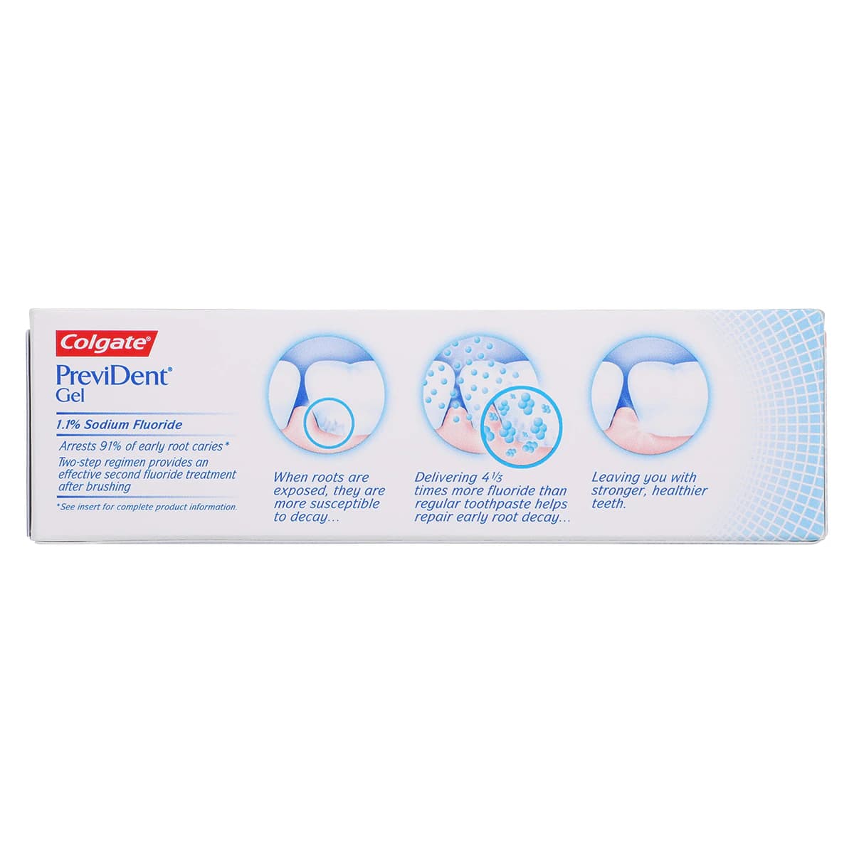 Colgate PreviDent Brush-On Gel, 1.1% NaF, 5000 ppm Fluoride, Fresh Mint, 2 oz/Tube, Rx Only thumbnail 2
