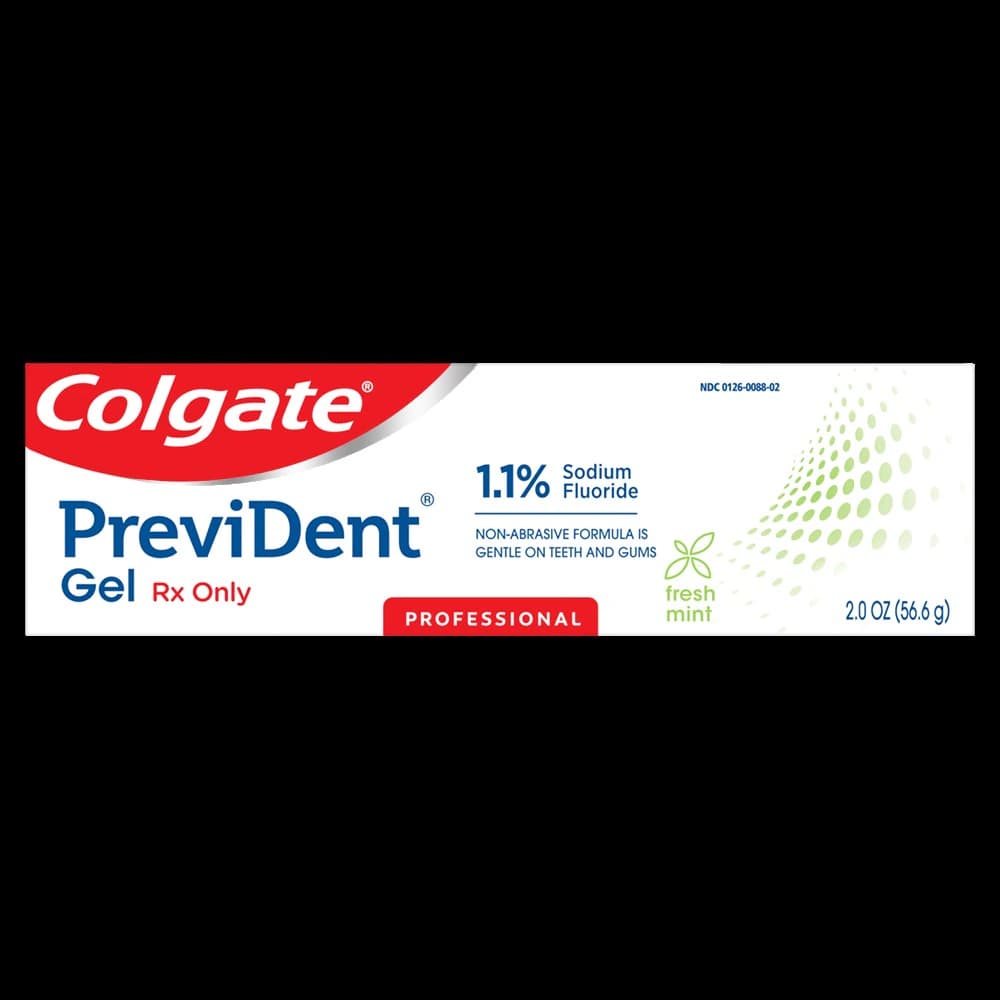 Colgate PreviDent Brush-On Gel, 1.1% NaF, 5000 ppm Fluoride, Fresh Mint, 2 oz/Tube, Rx Only - PreviDent Brush-On Gel - Image 1