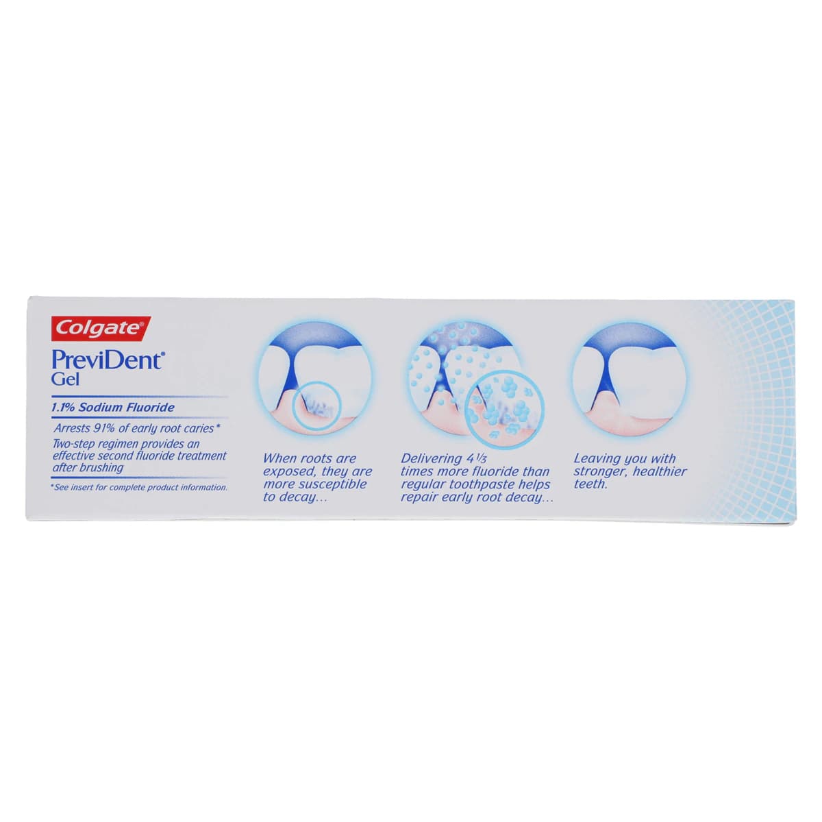 Colgate PreviDent Brush-On Gel, 1.1% NaF, 5000 ppm Fluoride, Berry Flavor, 2 oz Tube, Rx Only thumbnail 2