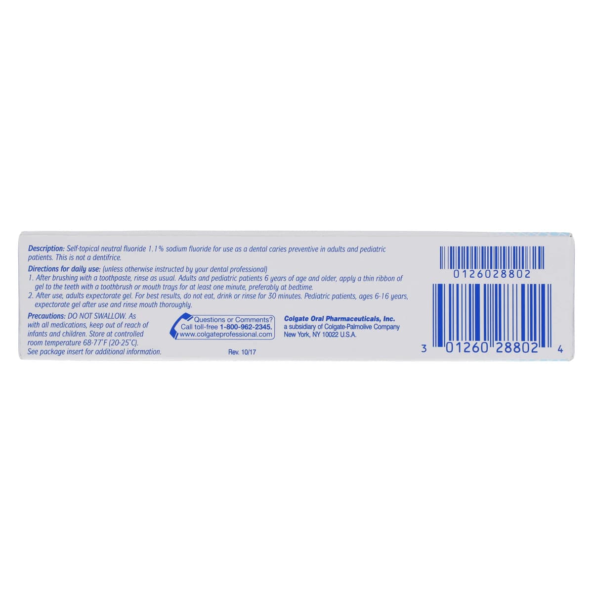 Colgate PreviDent Brush-On Gel, 1.1% NaF, 5000 ppm Fluoride, Berry Flavor, 2 oz Tube, Rx Only thumbnail 3