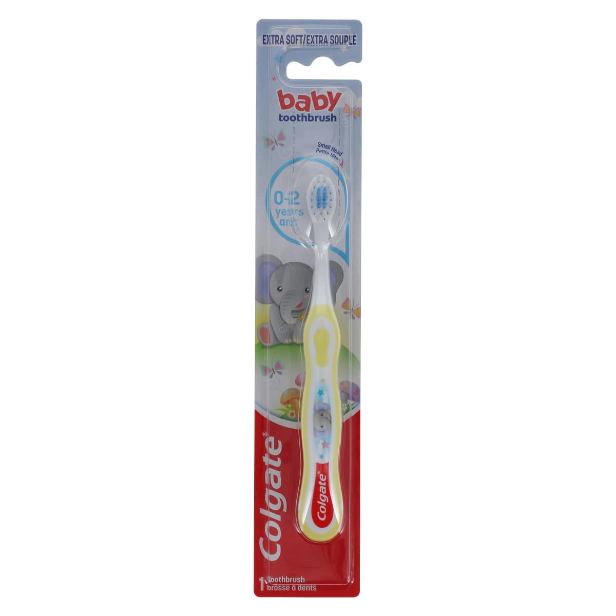 Colgate My First Toothbrush, 0-2 Years, Extra Soft, 35 Tuft, Assorted Pastel, 6/Bx thumbnail 5