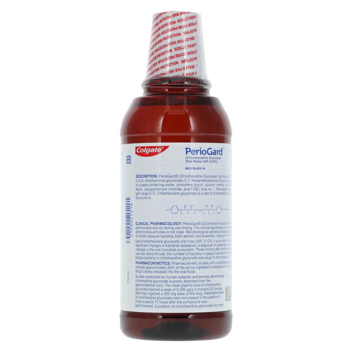PerioGard Chlorhexidine Oral Rinse, 16 oz, Cool Mint, Alcohol Free, 1/Bottle thumbnail 2