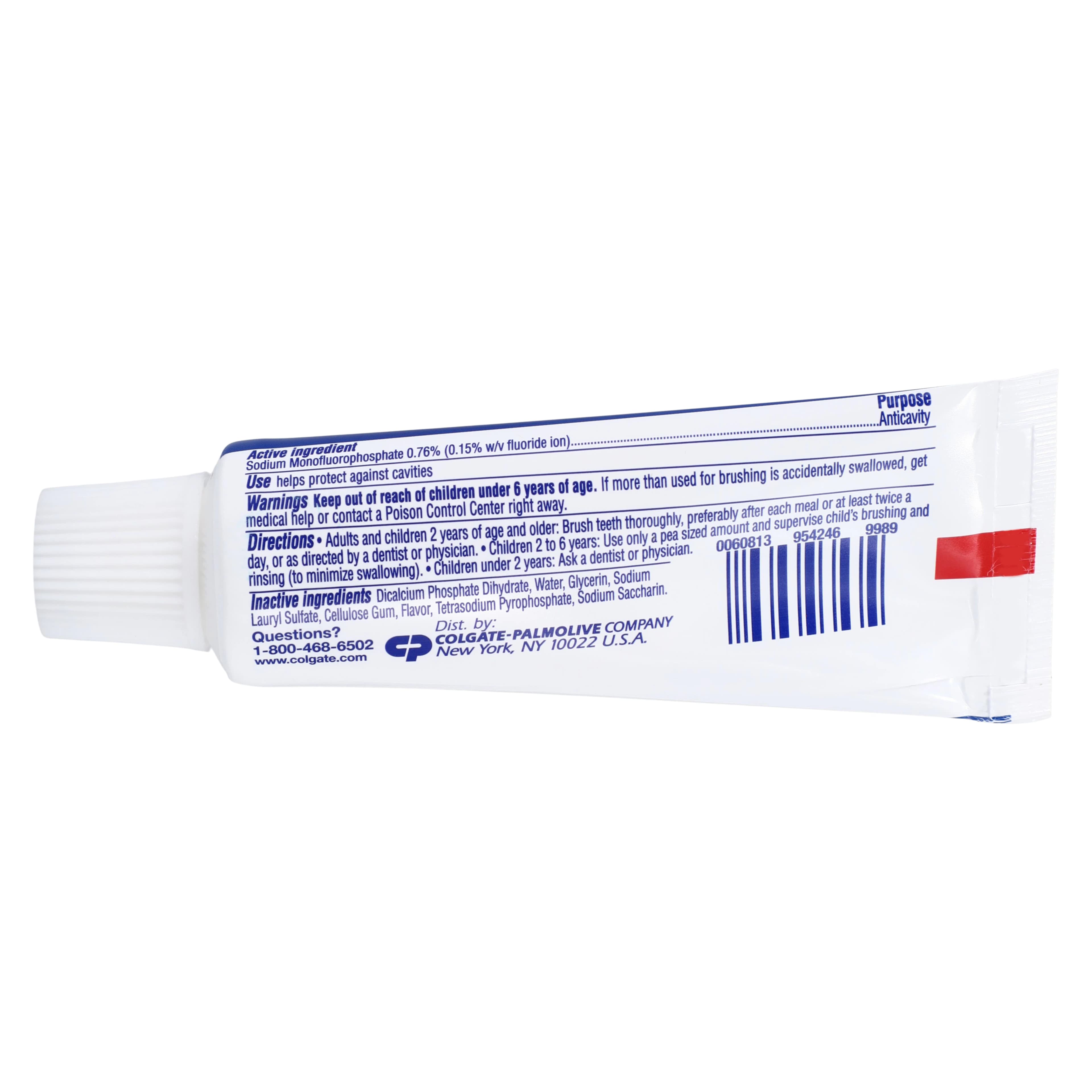 Colgate Great Regular Fluoride Toothpaste, 1 oz Tube, 24/Case, 151111 thumbnail 3