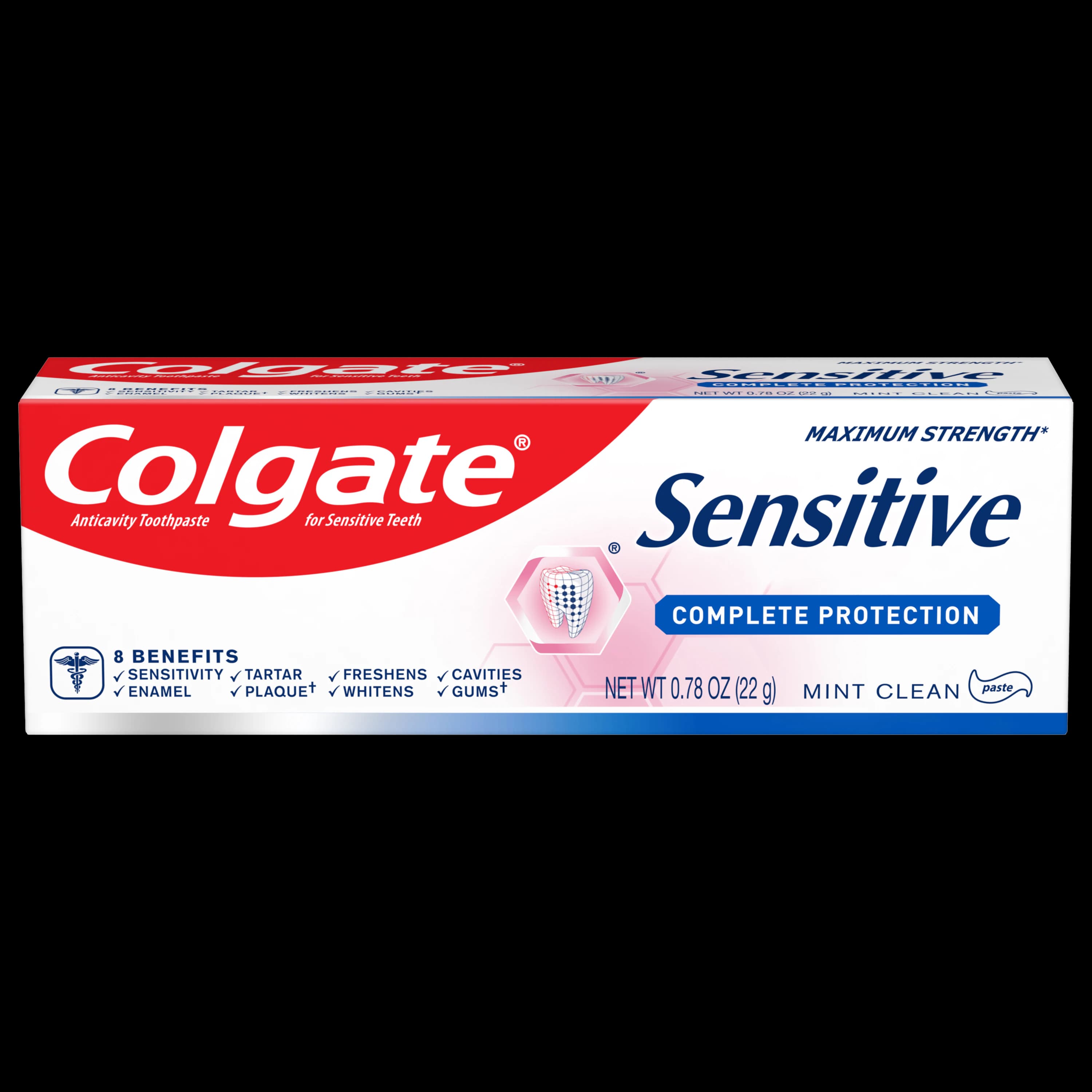 Colgate Sensitive Complete Protection Toothpaste, Clean Mint, 0.78 oz, 24/Case - Colgate Sensitive Complete Protection Toothpaste - Image 1