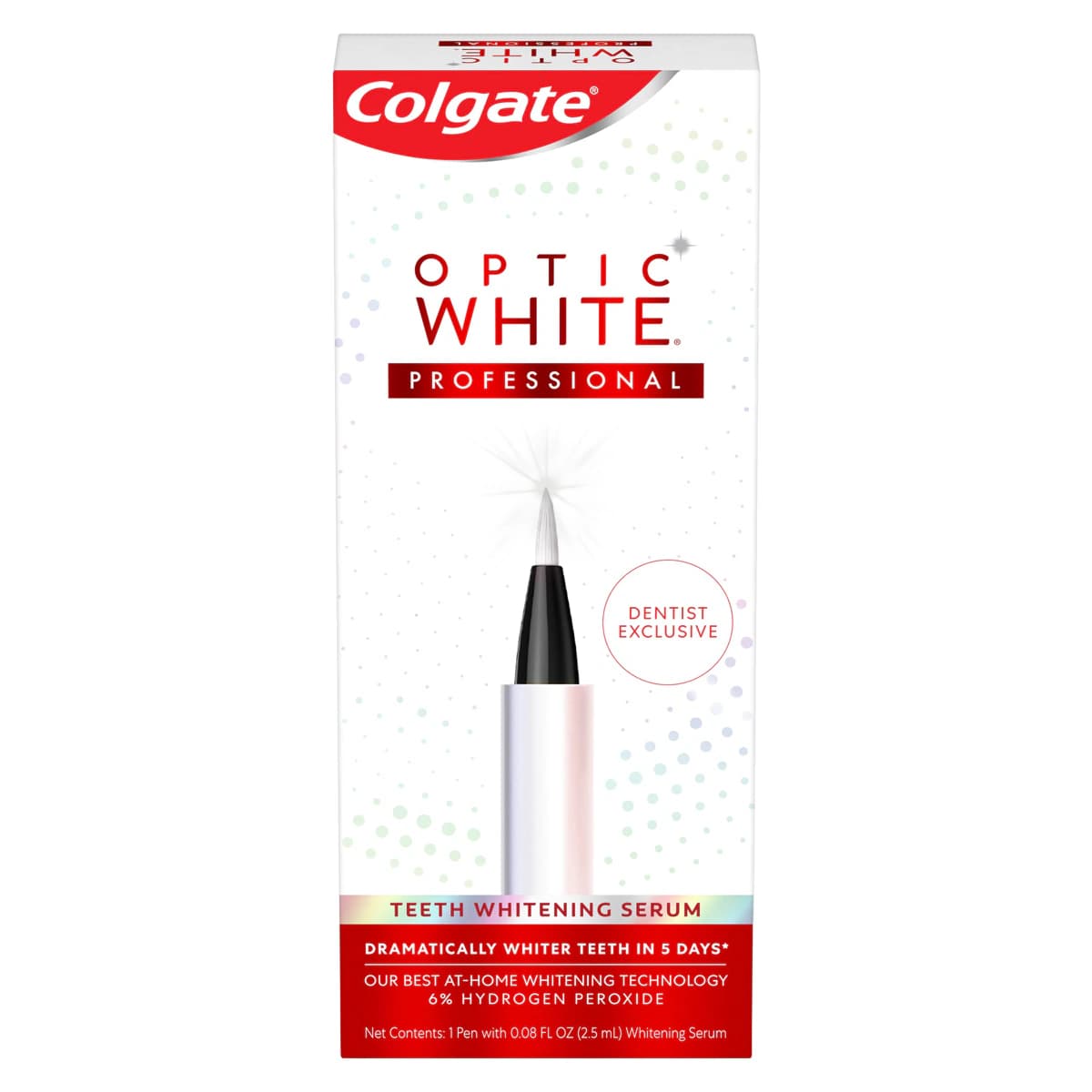 Colgate Optic White Professional Teeth Whitening Serum Pen, 6% Hydrogen Peroxide, 1 Each thumbnail 2