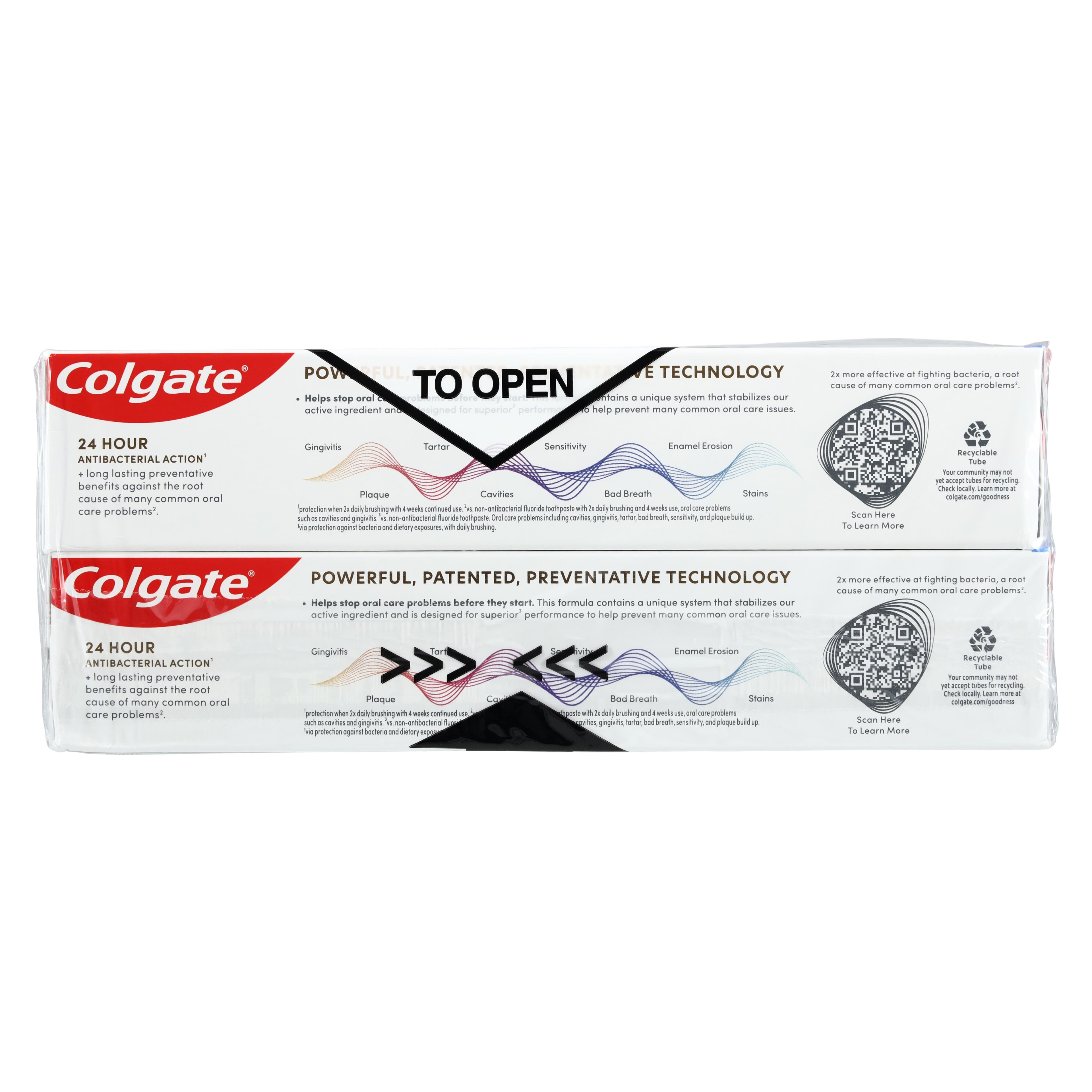 Colgate Total Whitening Toothpaste, Mint, 5.1 oz Tube, 0.4% Stannous Fluoride, 24/Case thumbnail 3