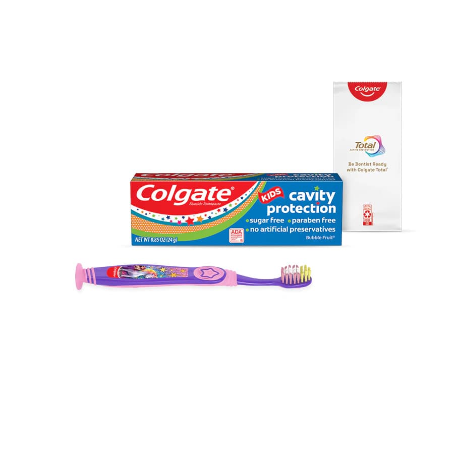 Colgate Unicorn Toothbrush Youth Girls Bundle, 72/Box - Youth Girls Bundle - Image 1
