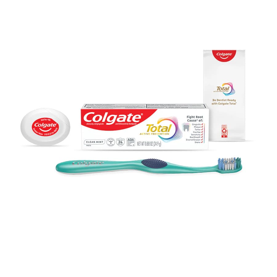 Colgate Whole Mouth Clean Manual Toothbrush Bundle, 72/Box - Whole Mouth Clean Bundle - Image 1