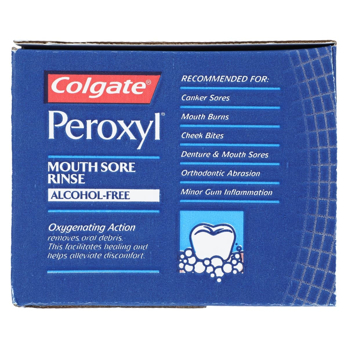 Colgate Peroxyl Mouth Sore Rinse, 1.5% Hydrogen Peroxide, Alcohol-Free, Mint, 10 mL Unit Dose Packets, 50/Box thumbnail 8