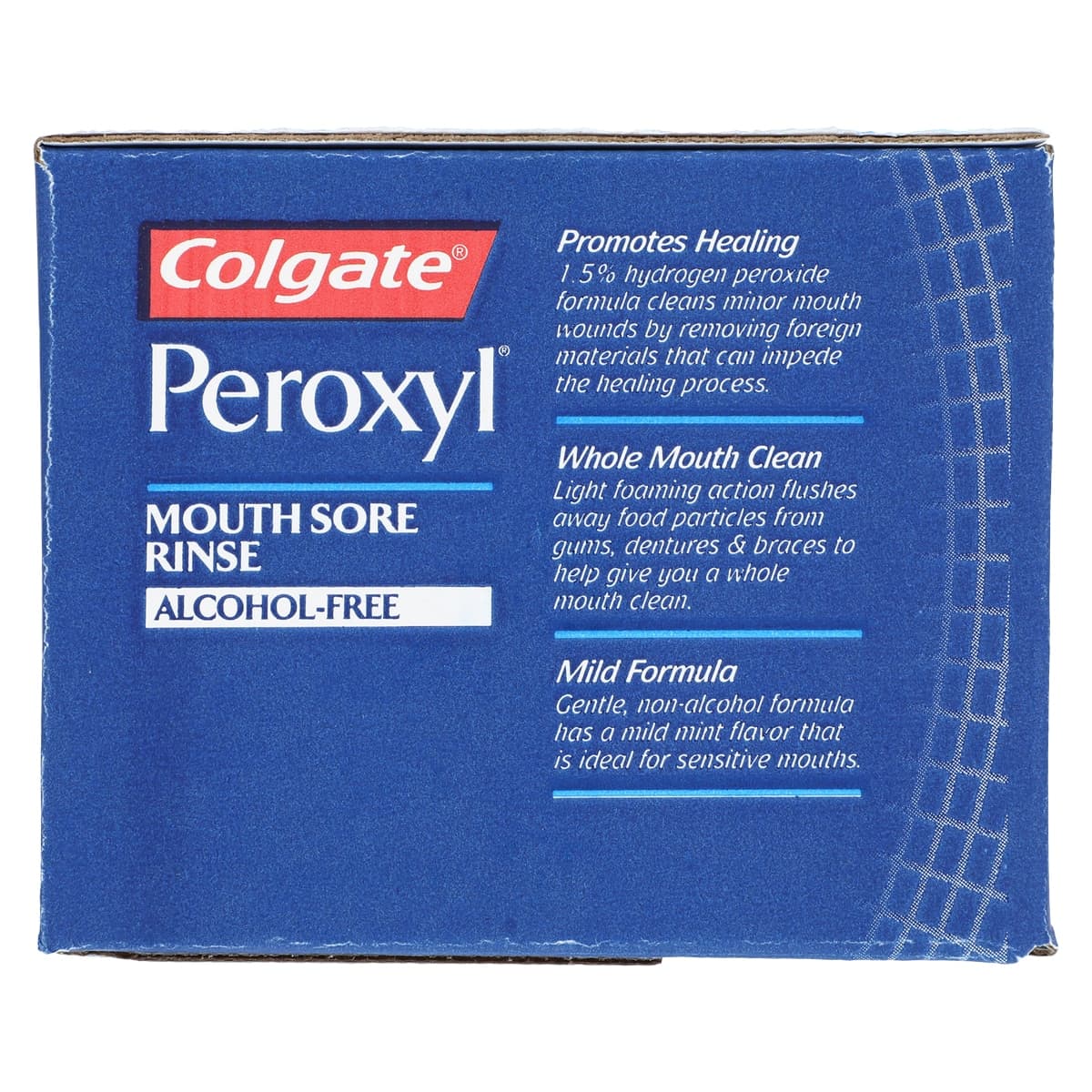 Colgate Peroxyl Mouth Sore Rinse, 1.5% Hydrogen Peroxide, Alcohol-Free, Mint, 10 mL Unit Dose Packets, 50/Box thumbnail 9