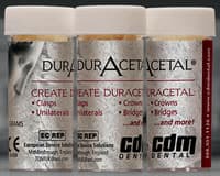Myerson DuraCetal Denture Resin, Shade A1, Single Shots, 6/Package - DuraCetal Single Shots - Image 1