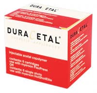 DuraCetal Single Shots Denture Resin P1, 6/Package - DuraCetal Single Shots - Image 1