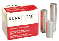 Myerson DuraCetal Denture Resin C1, Medium Cartridge, 6/Package - DuraCetal Med Cartridge - Image 1