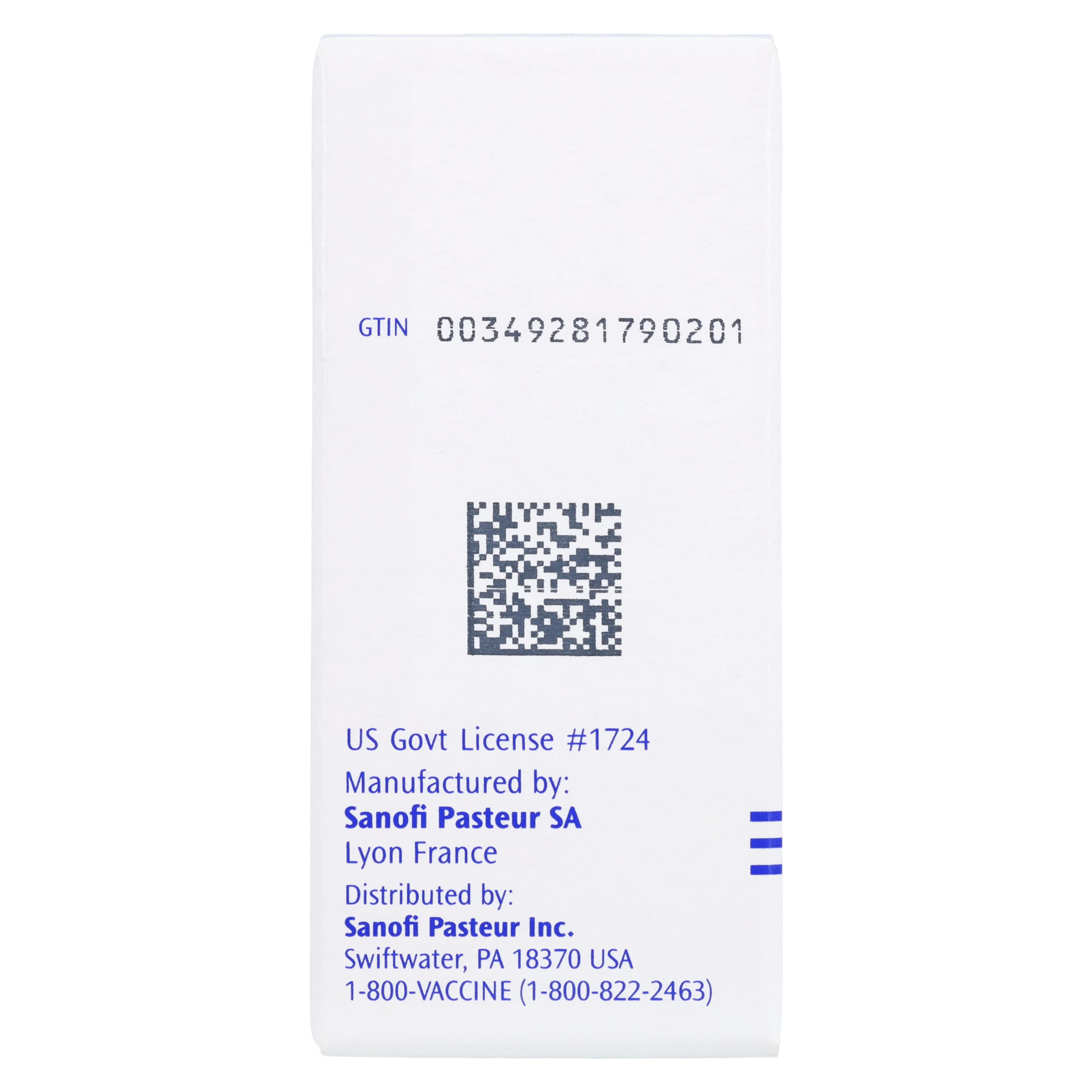 Typhim Vi Typhoid Vaccine, 25 mcg/0.5 mL, Multi-Dose Vial (10 mL), Injectable thumbnail 3