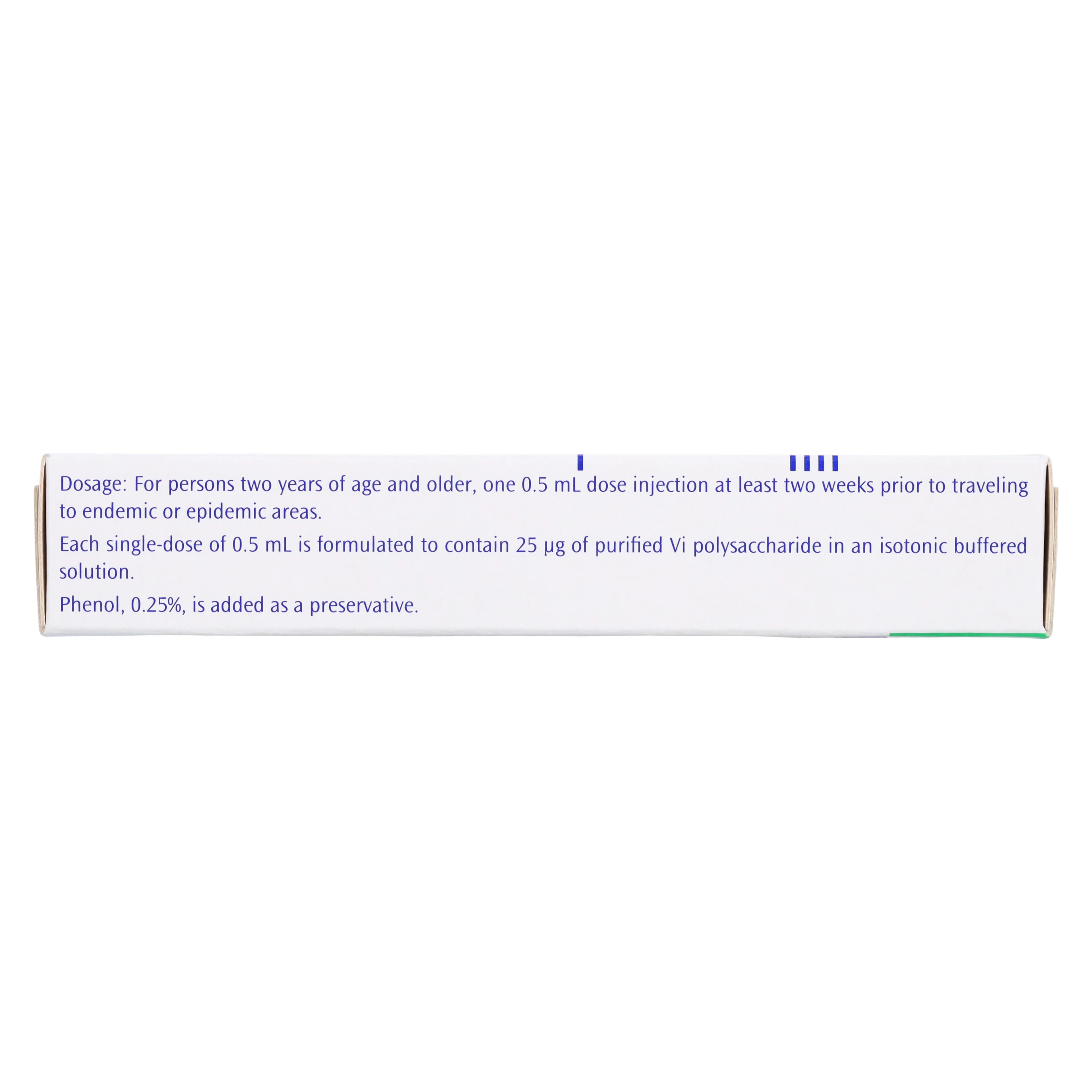 Typhim Vi Typhoid Vaccine, Injectable, 0.5mL PFS, Each thumbnail 4