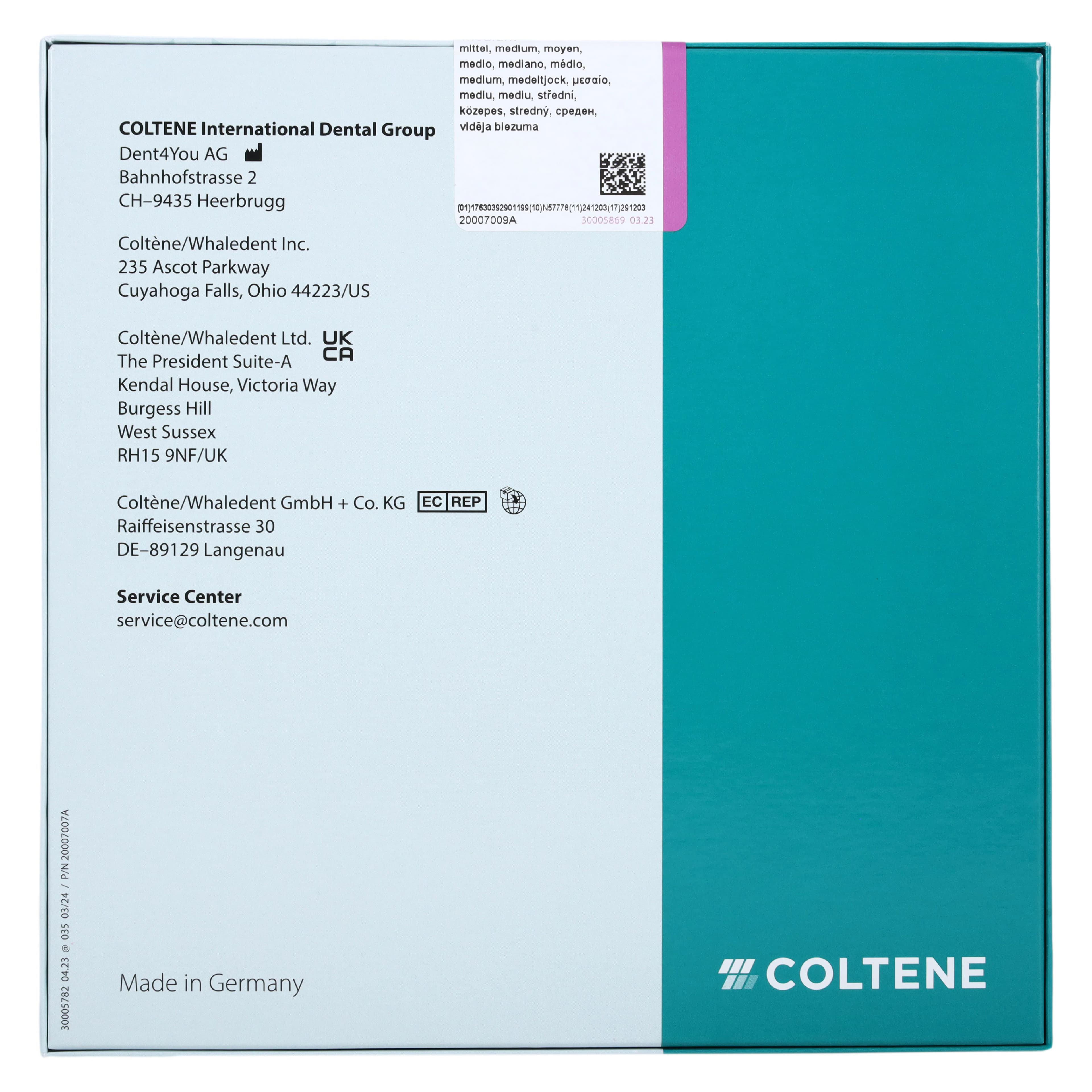 Hygenic Flexi-Dam Non-Latex Dental Dam, 6" x 6", Medium, Purple, 30/Box, H09945 thumbnail 4