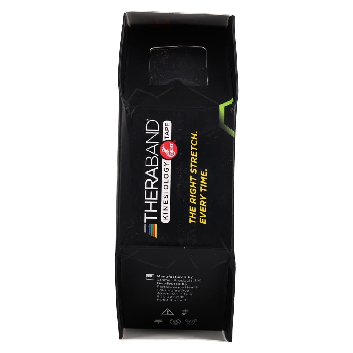 TheraBand K Tape Black, 2" x 103.3', 98% Cotton/2% Spandex, Latex-Free, Single Roll thumbnail 6