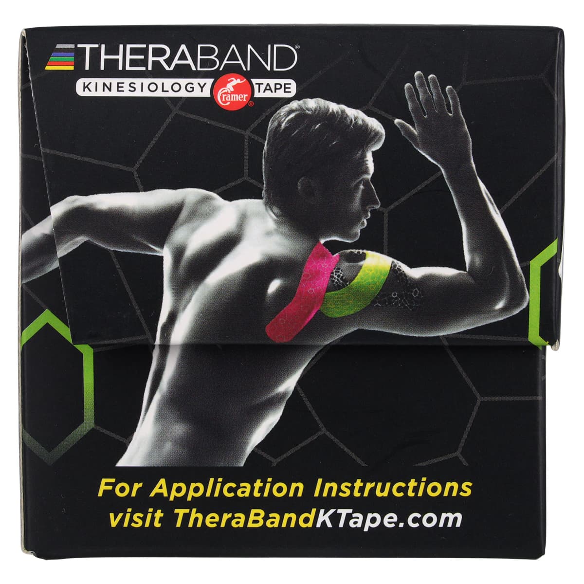 TheraBand K Tape Kinesiology Tape, Cotton/Elastic/Spandex, 2" x 16.4', Beige, Latex-Free thumbnail 4