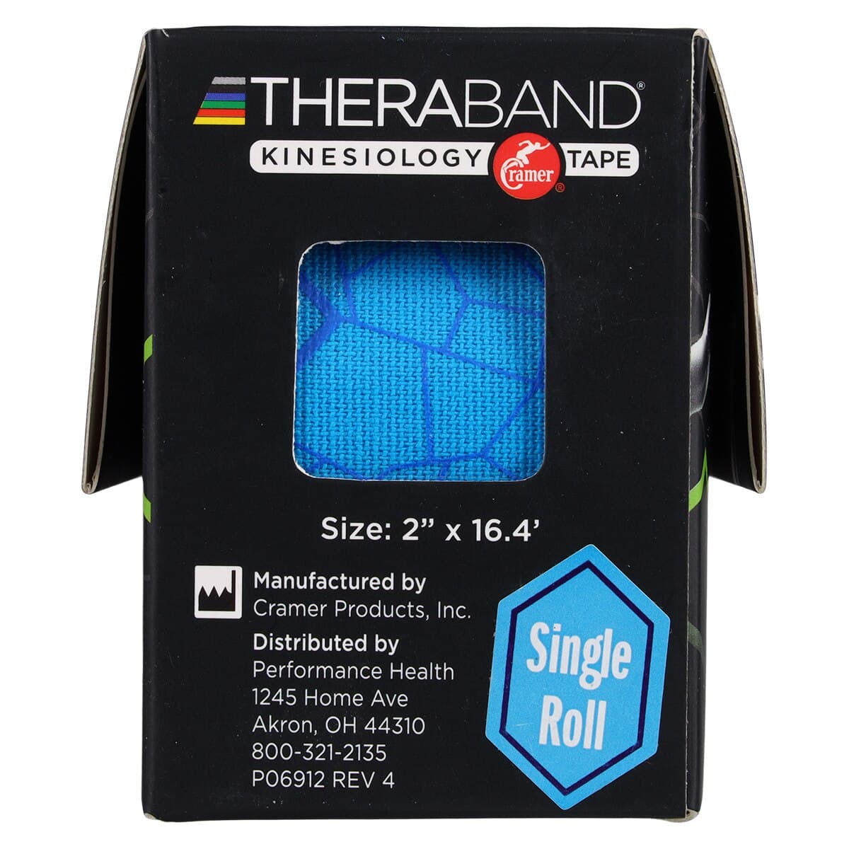TheraBand K Tape, Kinesiology, 2" x 16.4', Blue/Blue thumbnail 5