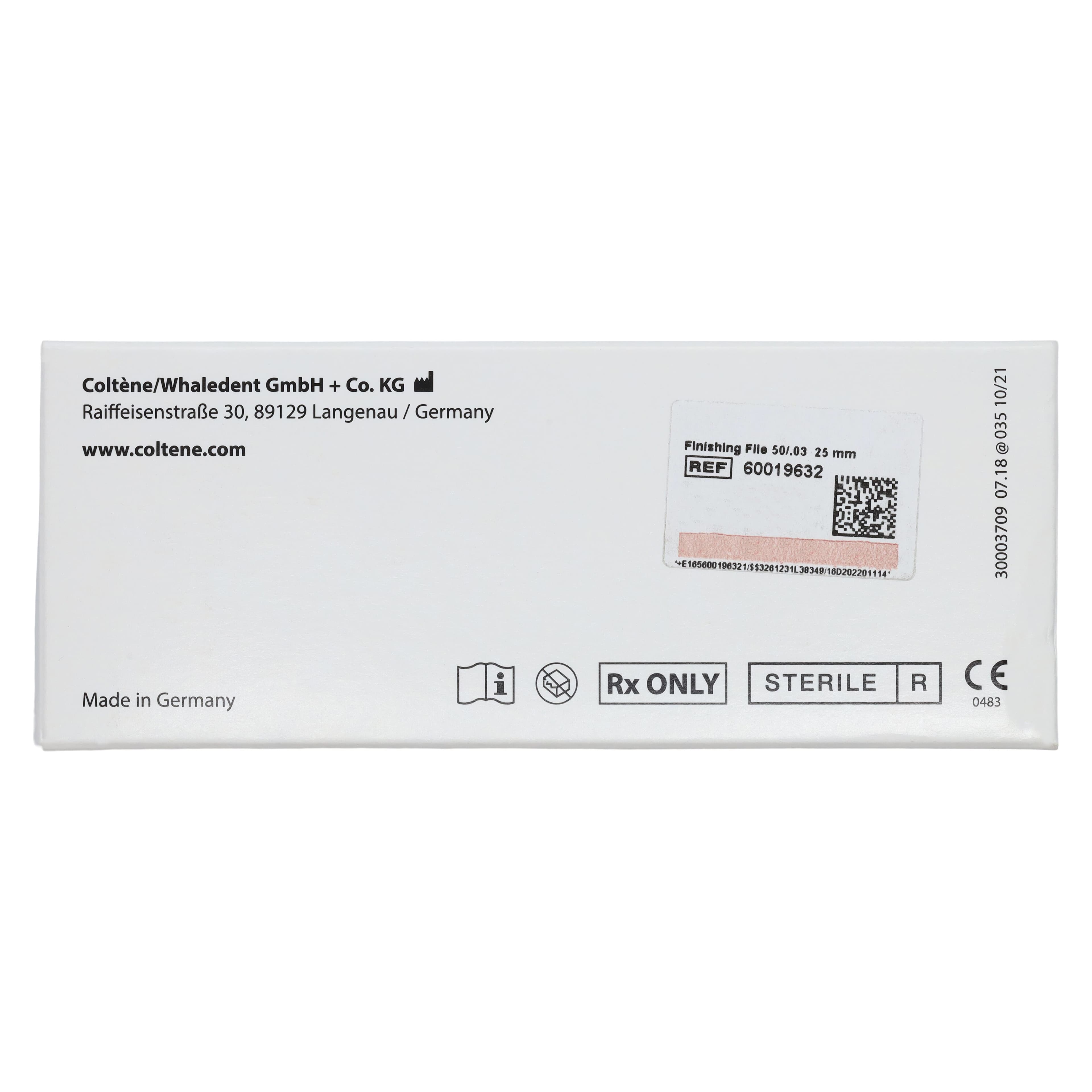 HyFlex EDM Finishing File, Size 50, .03 Taper, 25 mm, 3/Pkg, 60019632 thumbnail 7