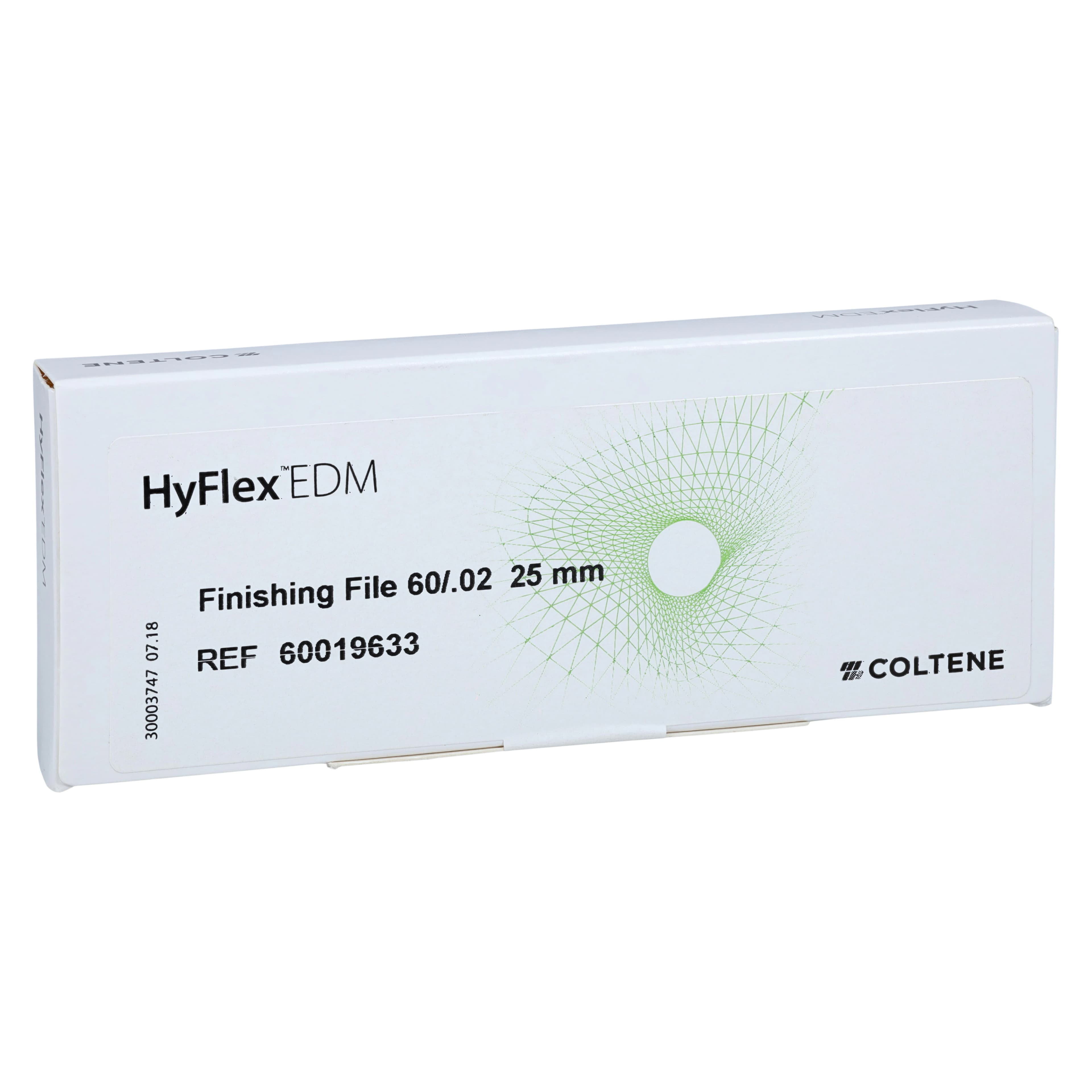 HyFlex EDM NiTi Finisher File .02 25mm #60, 3/Pkg - HyFlex EDM NiTi Finisher File .02 25mm #60 - Image 1