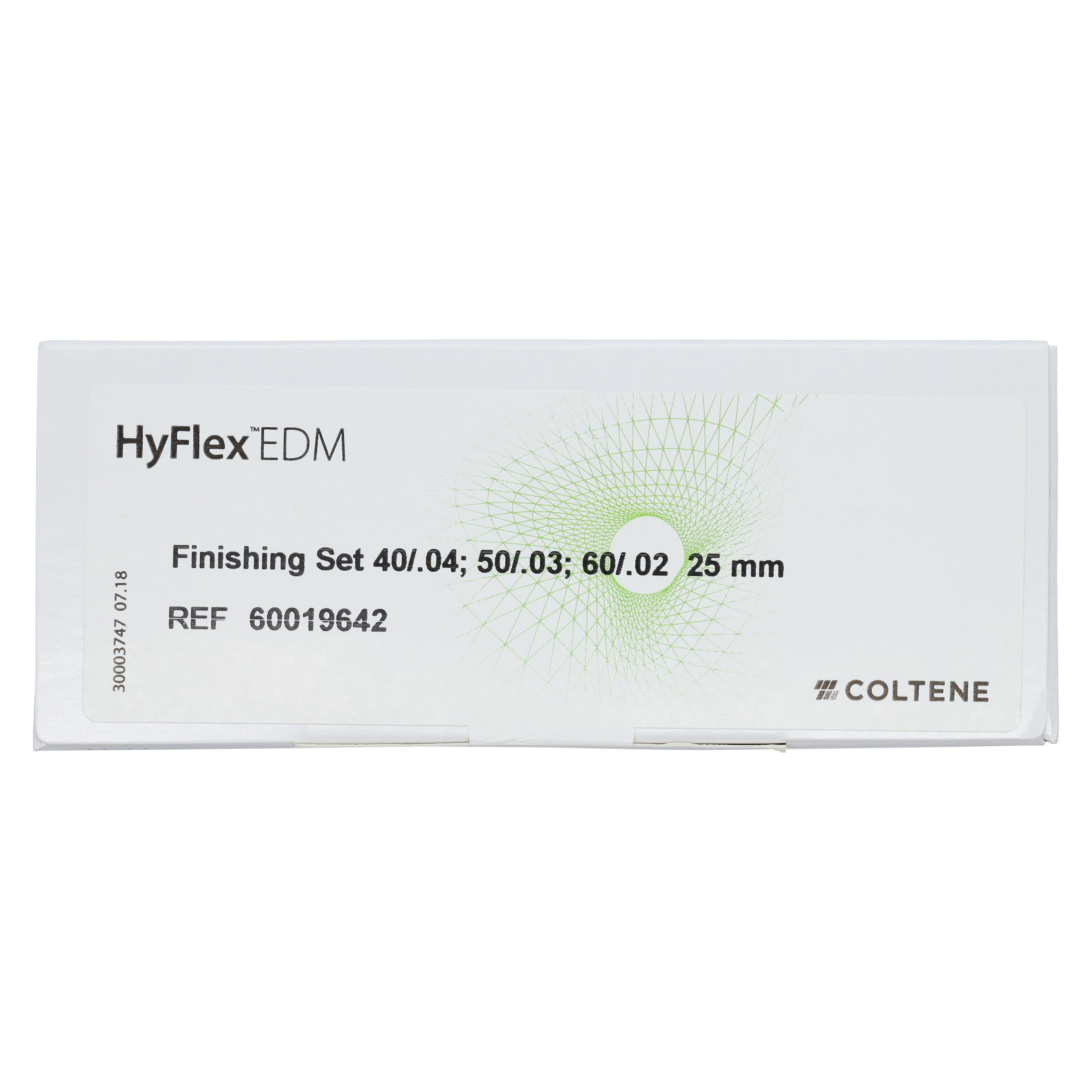 HyFlex EDM Finishing Set, NiTi Rotary Files 40/.04, 50/.03, 60/.02, 25mm, 3/Pkg, 60019642 thumbnail 5