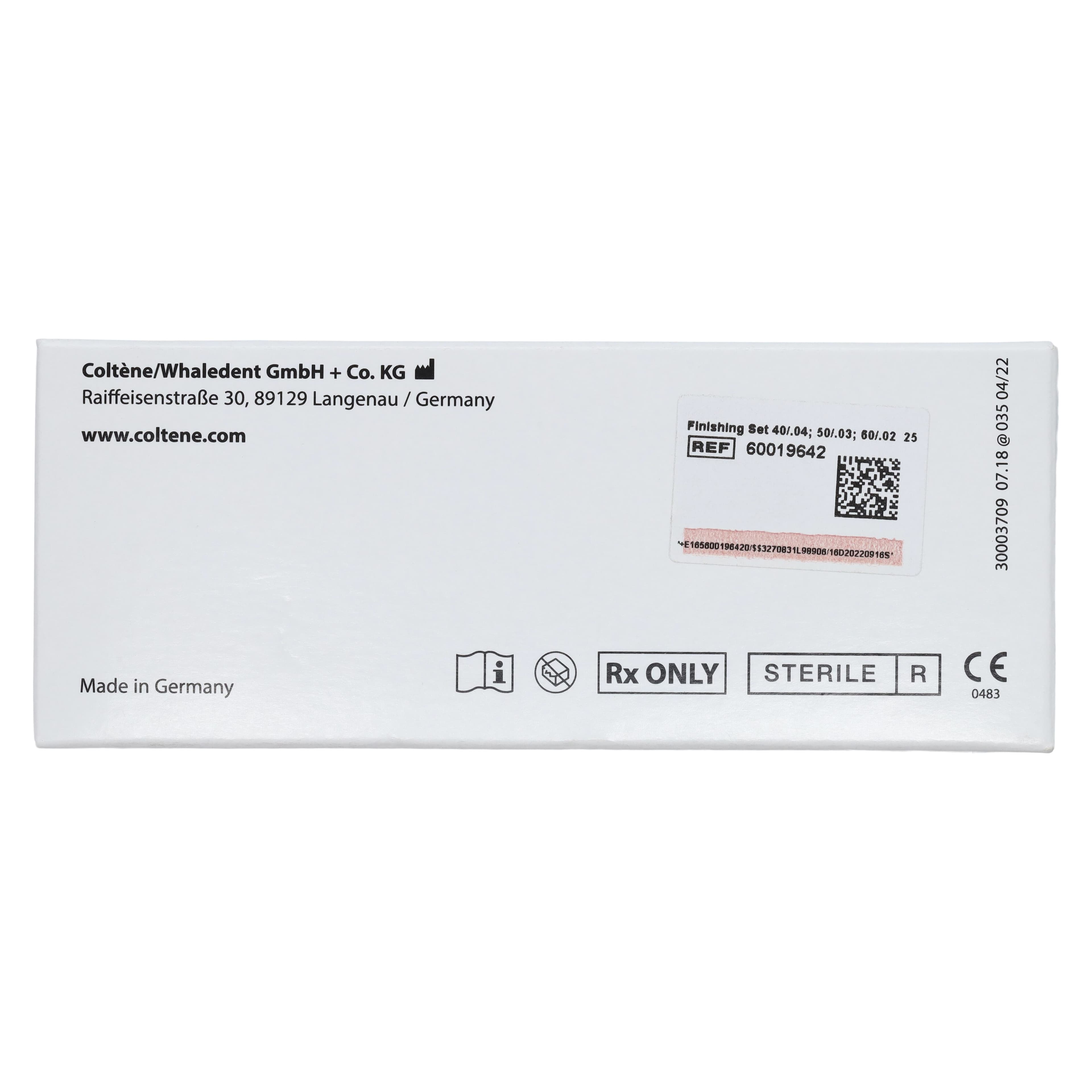 HyFlex EDM Finishing Set, NiTi Rotary Files 40/.04, 50/.03, 60/.02, 25mm, 3/Pkg, 60019642 thumbnail 6