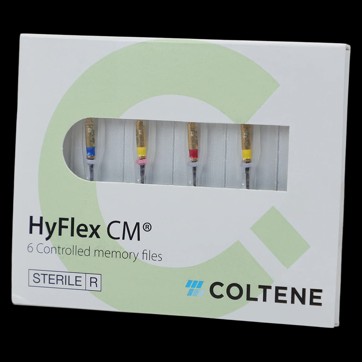 Coltene HyFlex CM Controlled Memory NiTi Endodontic Files, Assorted Large, 21mm, Sterile, 6/Pack, SBH821LRG - Sterile HyFlex® CM Files Assorted Large 21mm Pack of 6 - Image 1