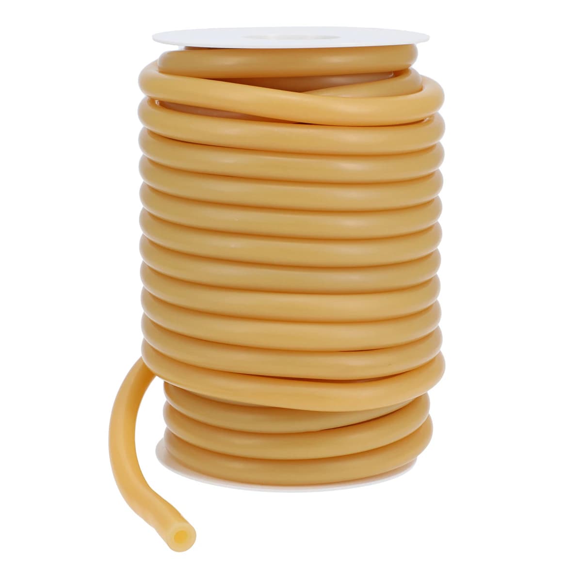 Coltene Natural Rubber Latex Tubing, Amber, 1/4" Bore x 1/8" Wall, 50 ft Roll, H00688 - Latex Tubing Amber 1/4" x 1/8" No Frill 50ft - Image 1