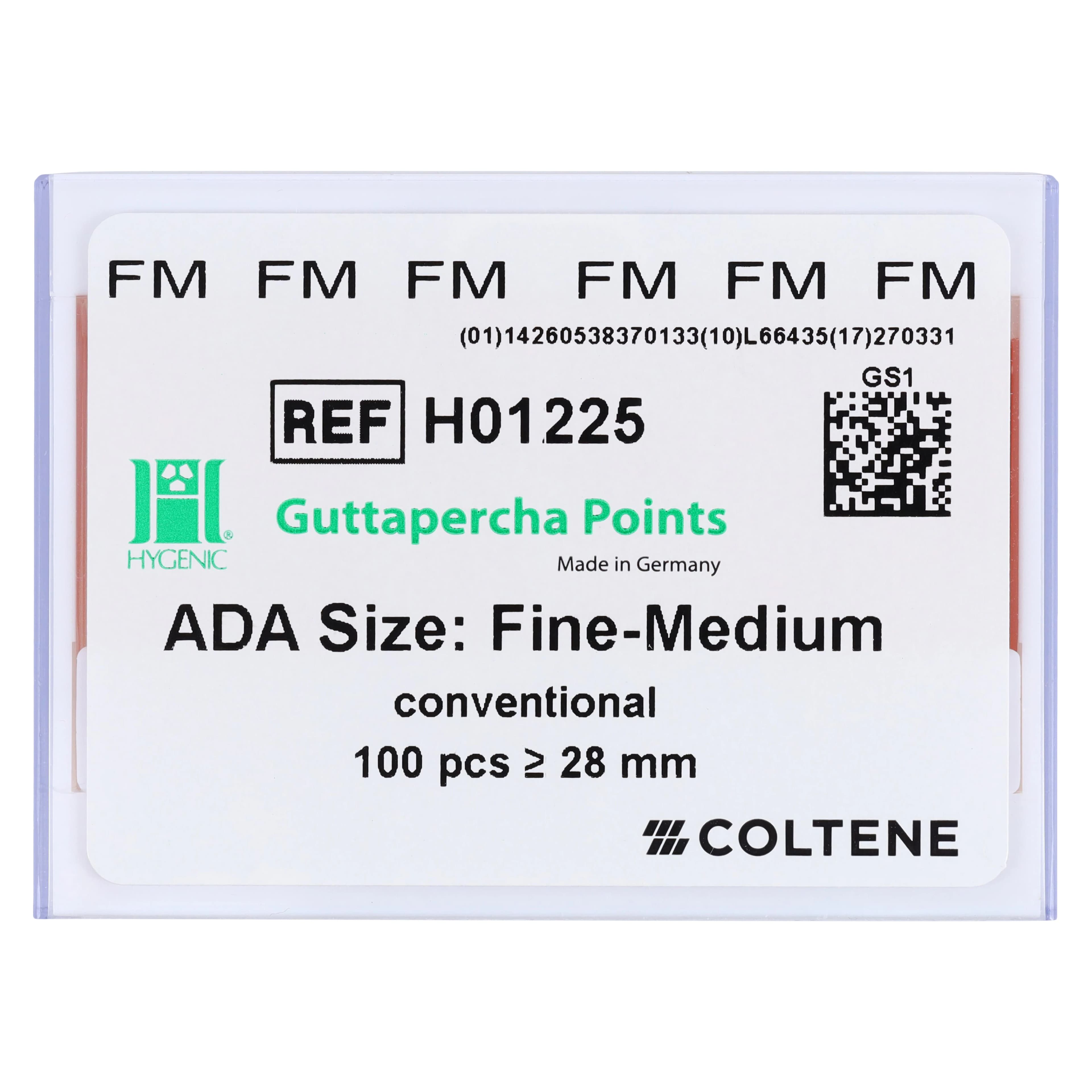 Hygenic Conventional Gutta Percha Points, Fine-Medium, Pink, 28mm, 100/Pkg, H01225 thumbnail 5