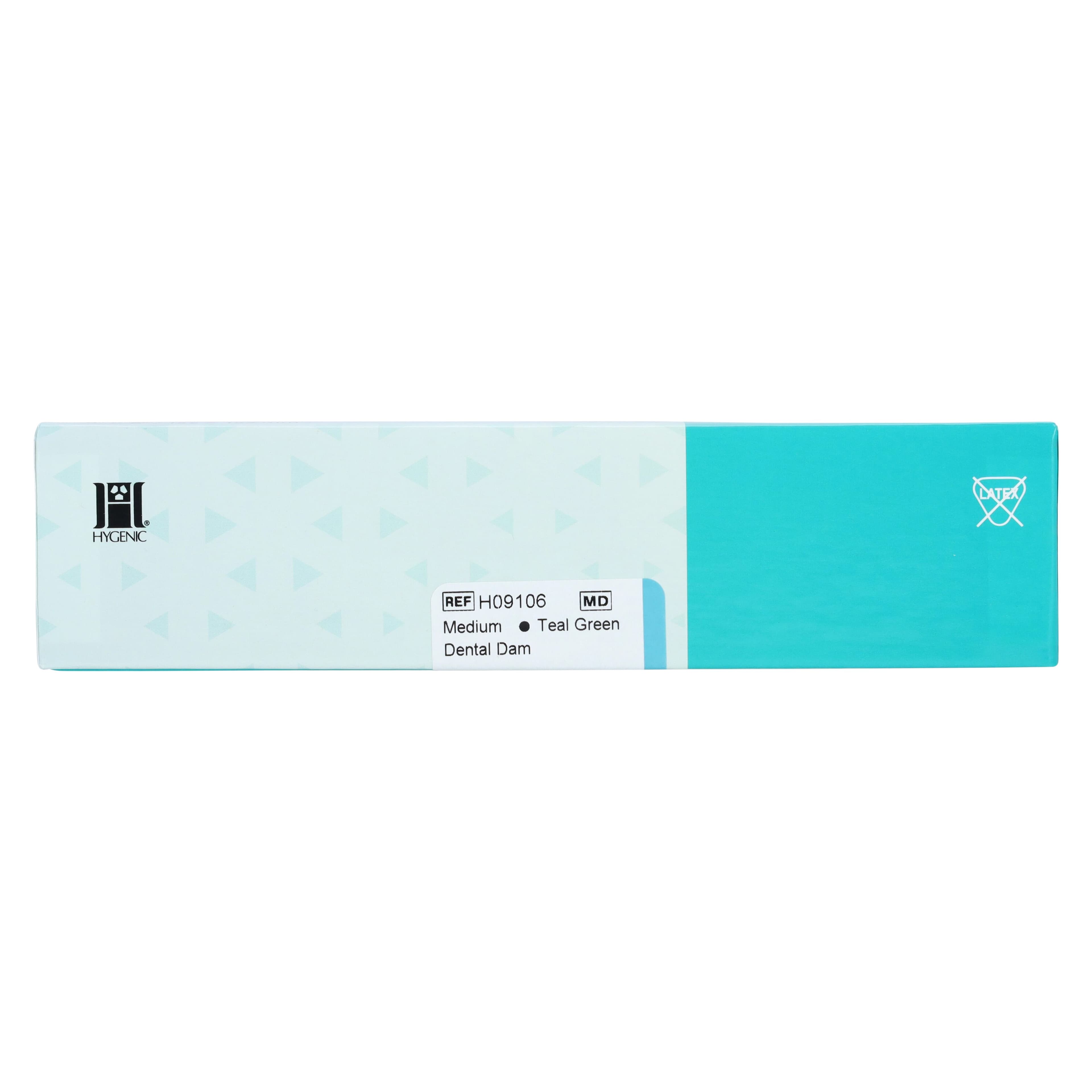 Coltene Hygenic HySolate Non-Latex Dental Dam, 6" x 6", Medium, Teal Green, 75/Box, H09106 thumbnail 4