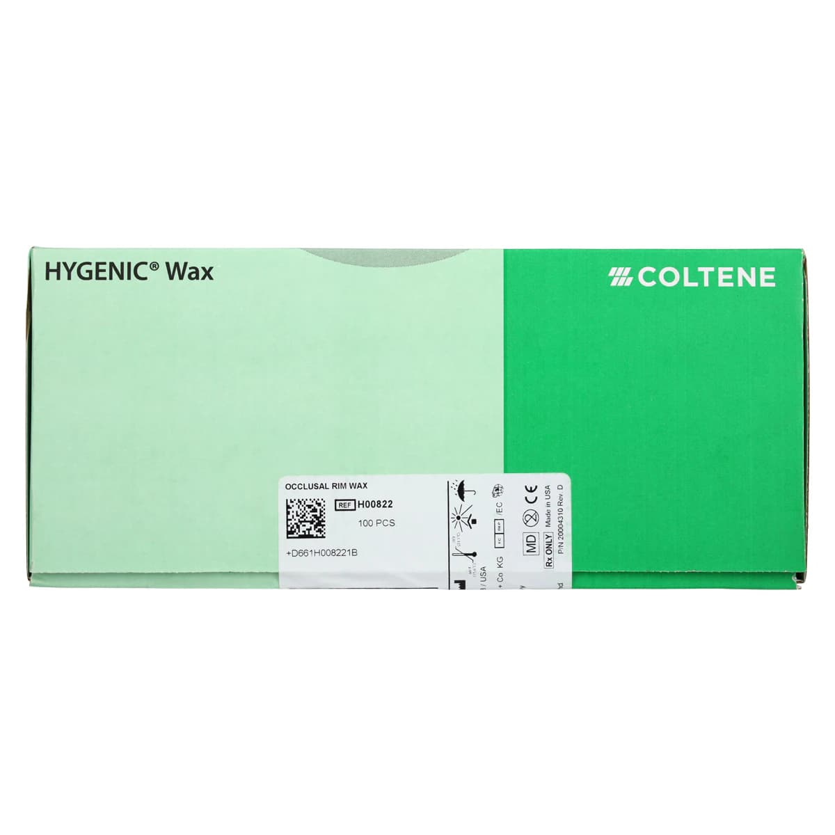 Coltene Hygenic U-Shaped Occlusal Rim Wax, Soft Pink, Recessed Base, 100/Box, H00822 thumbnail 4