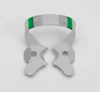Hygenic Fiesta Color-Coded Rubber Dam Clamp, #2A, Winged, Green, 1/Pk, H09958 - Hygenic, Fiesta, Rubber Dam Clamp, # 2A, Winged, Color-Coded, H09958 - Image 1