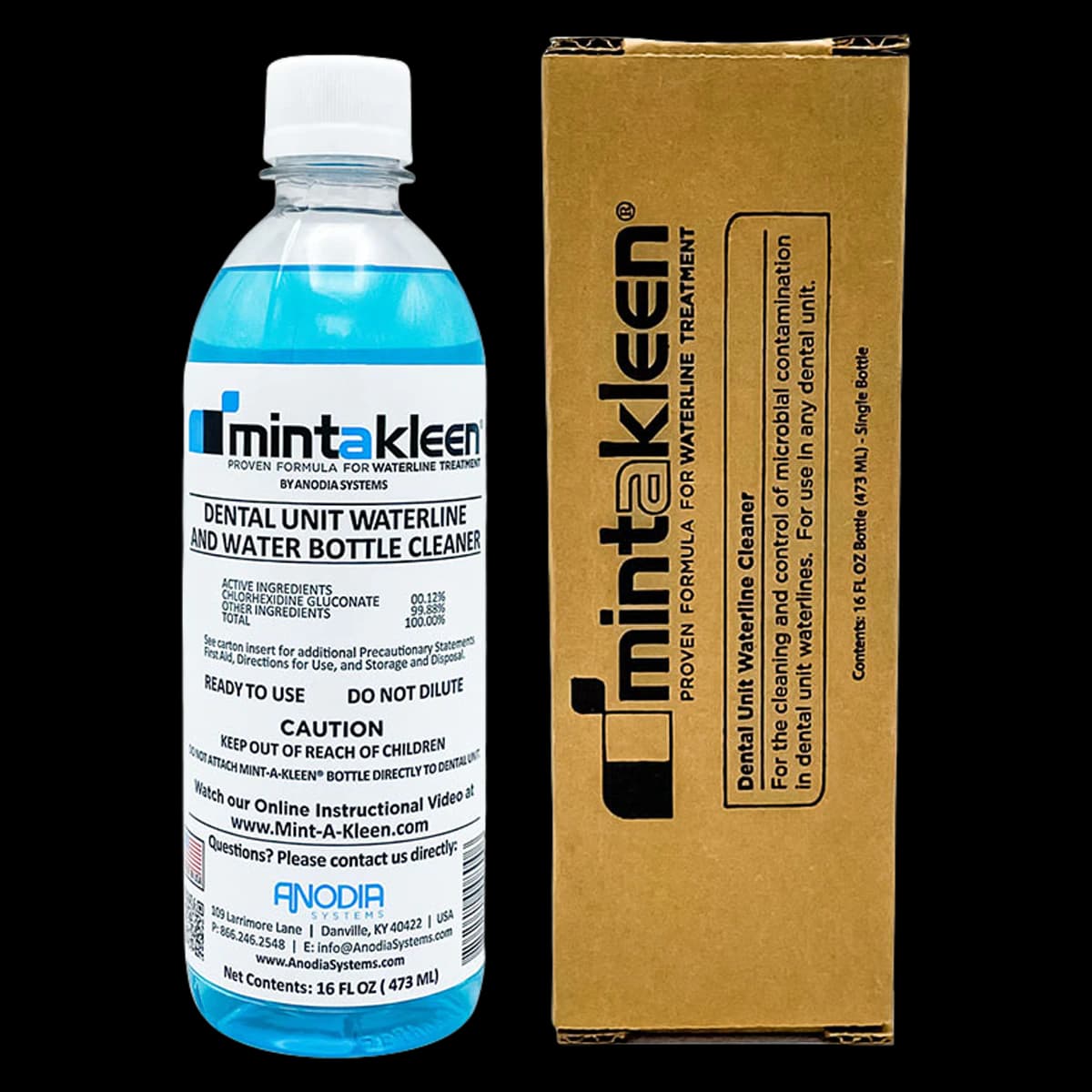 Mint-A-Kleen Dental Unit Waterline Cleaner, 16 oz Bottle, MAK-OZ-1 thumbnail 2