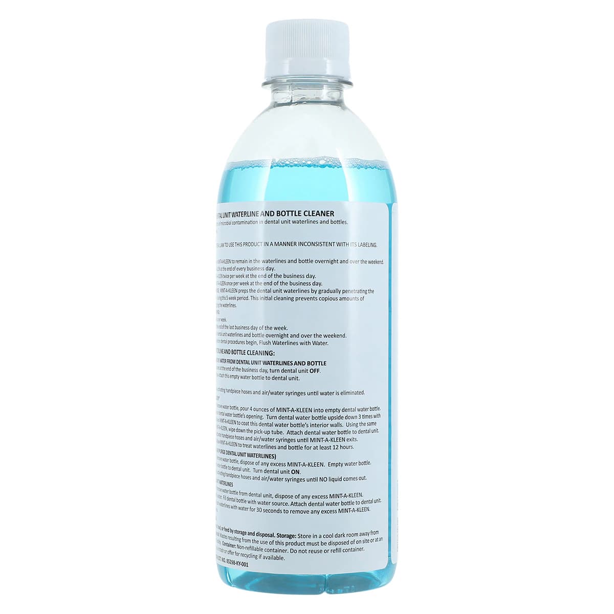 Mint-A-Kleen Dental Waterline Cleaner, 16 oz Bottles, Case of 6, MAK-OZ-6 thumbnail 4