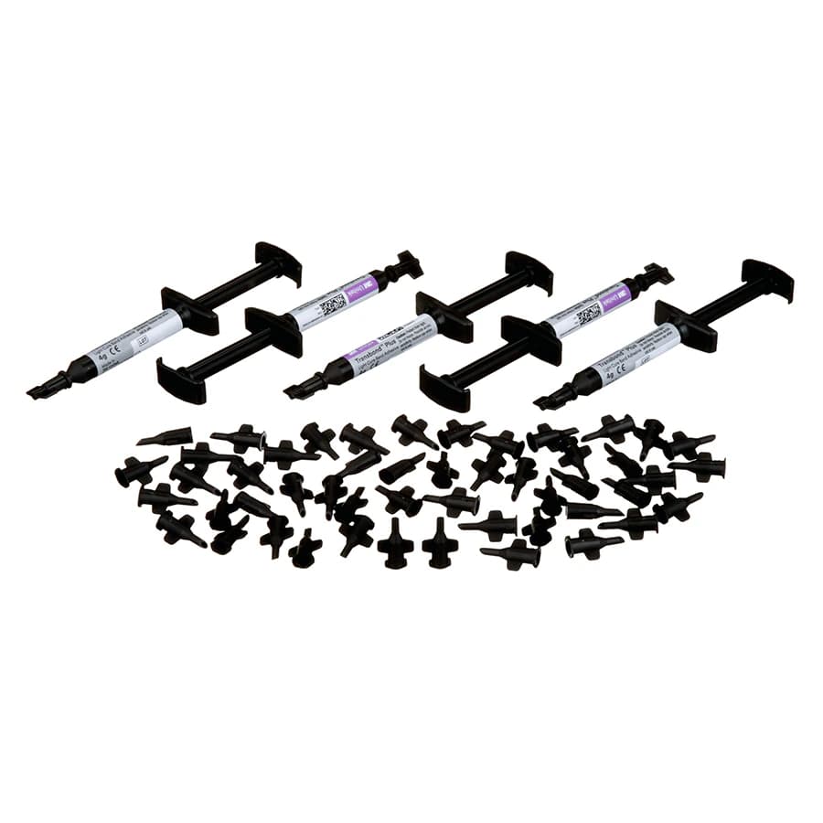 3M™ Transbond™ Plus Light Cure Band Adhesive Kit, 5 x 4g Syringes & 50 Disposable Tips, 712-080 - 3M™ Transbond™ Plus Light Cure Band Adhesive Kit - Image 1