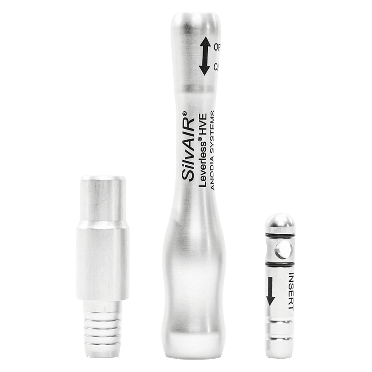 SilvAIR® Leverless HVE Valve, Nonvented Aluminum with Internal Trap, Autoclavable, 1/Pkg thumbnail 3