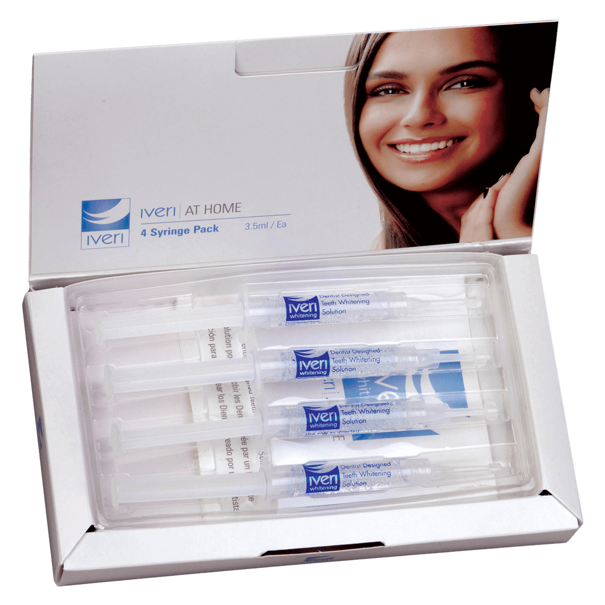 Iveri 22% Carbamide Peroxide Take-Home Whitening Syringe Refill, Mint, 3.5 ml, 4/Pkg, 4PKIVERI22 - Iveri 22% CP Take-Home Whitening Syr Refill (4) - Image 1