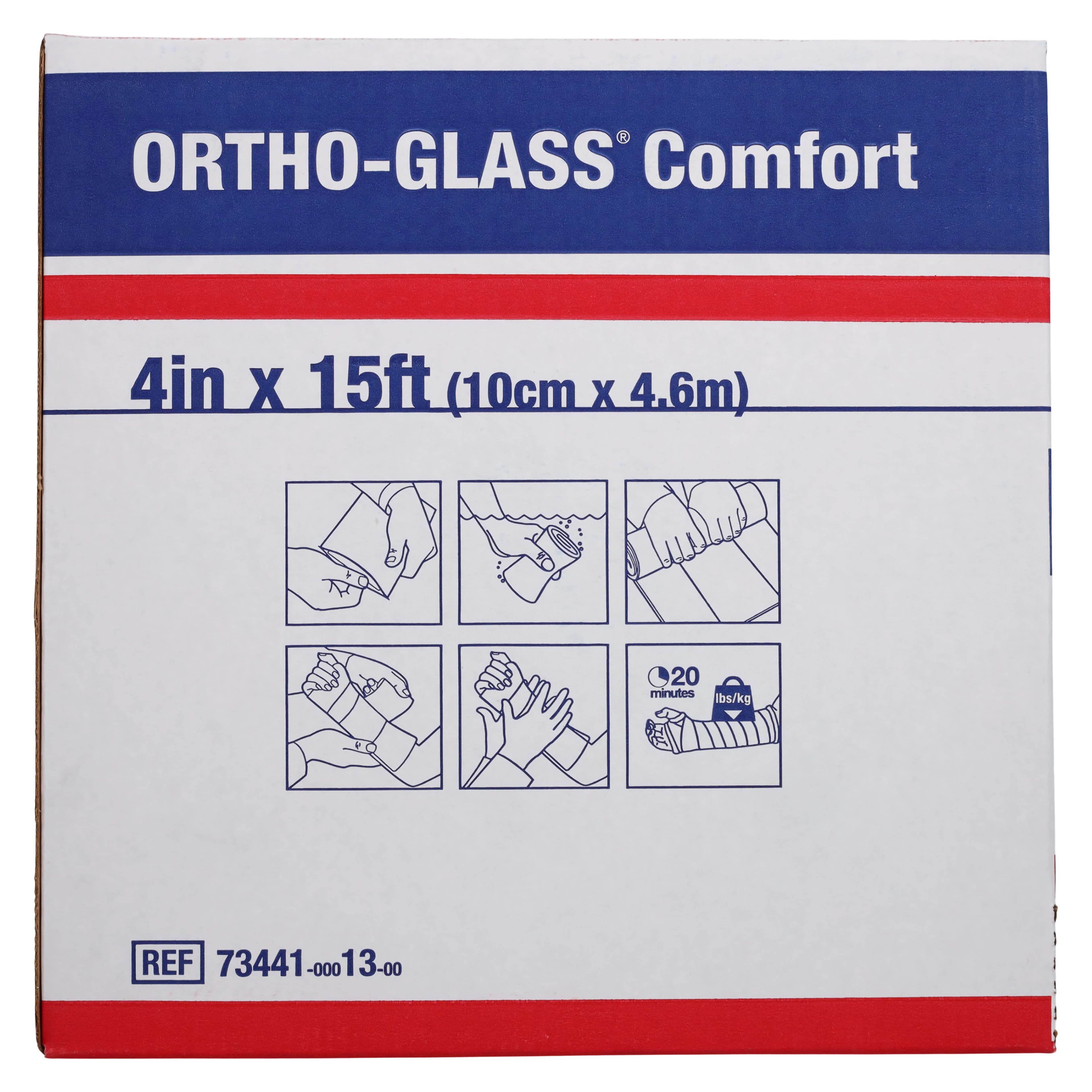 OrthoGlass Comfort Casting Splint, White, 4" x 15' thumbnail 5