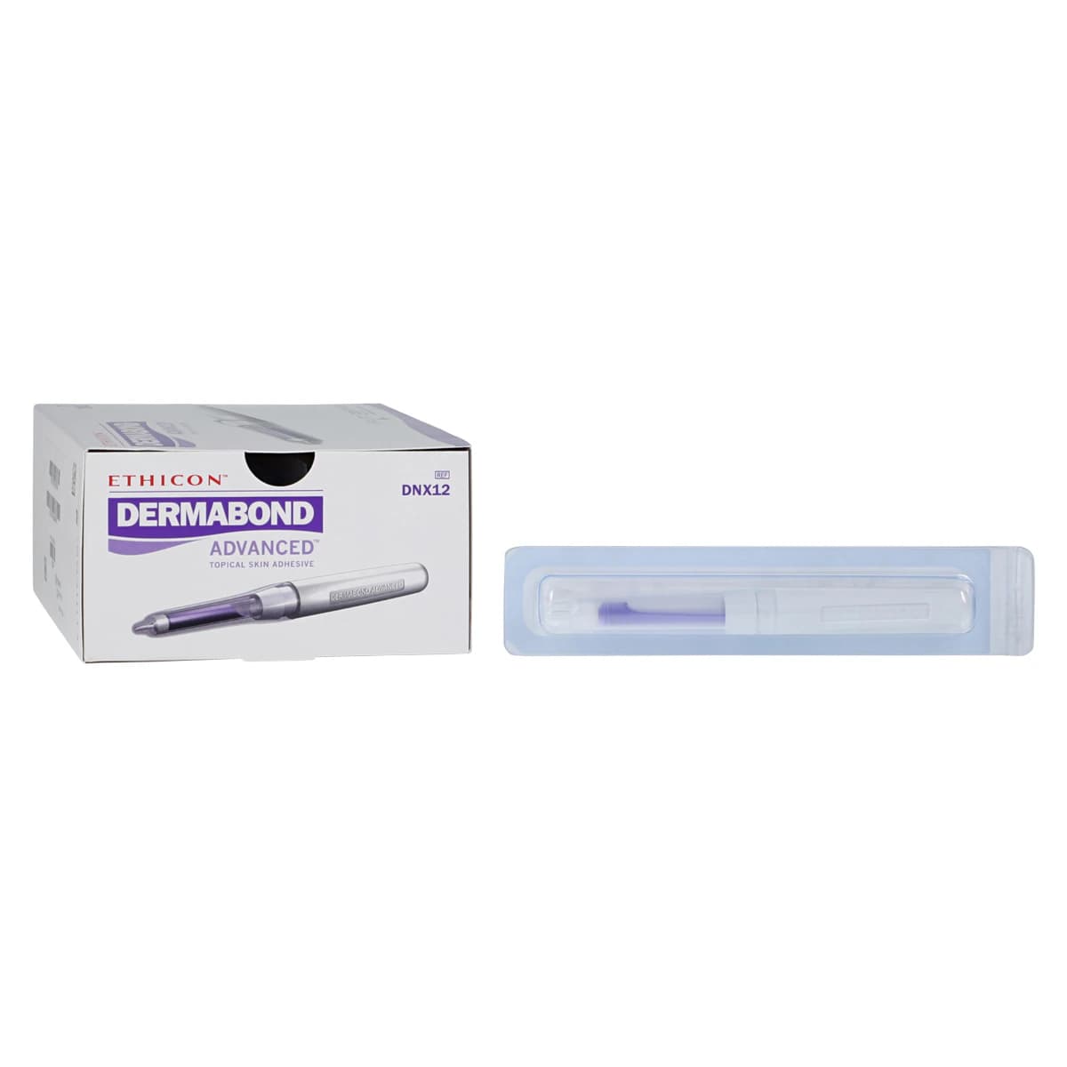 Dermabond Advanced Topical Skin Adhesive, 2-Octyl Cyanoacrylate, 0.7mL, Violet, 12/Box - Dermabond Advanced - Image 1