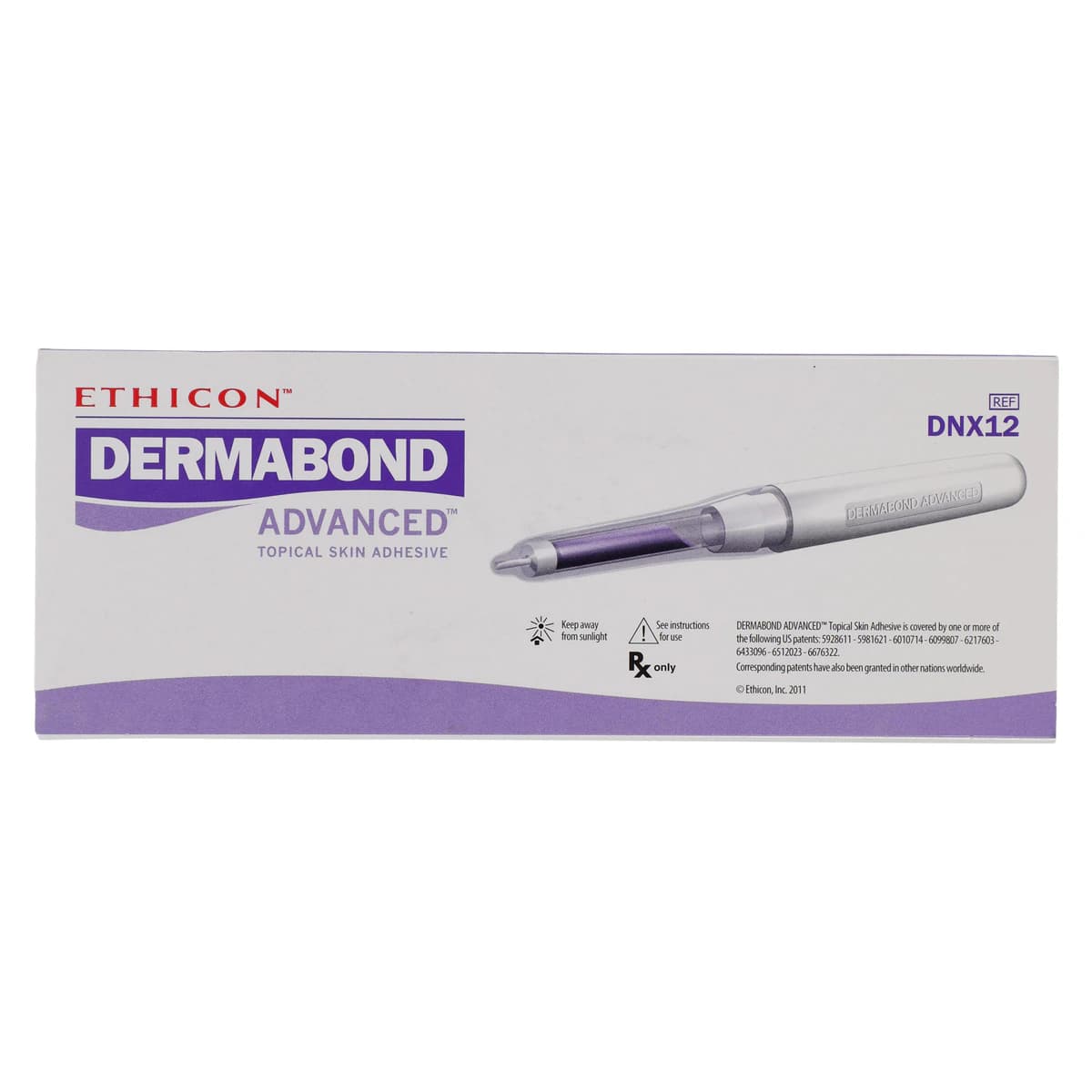 Dermabond Advanced Topical Skin Adhesive, 2-Octyl Cyanoacrylate, 0.7mL, Violet, 12/Box thumbnail 5